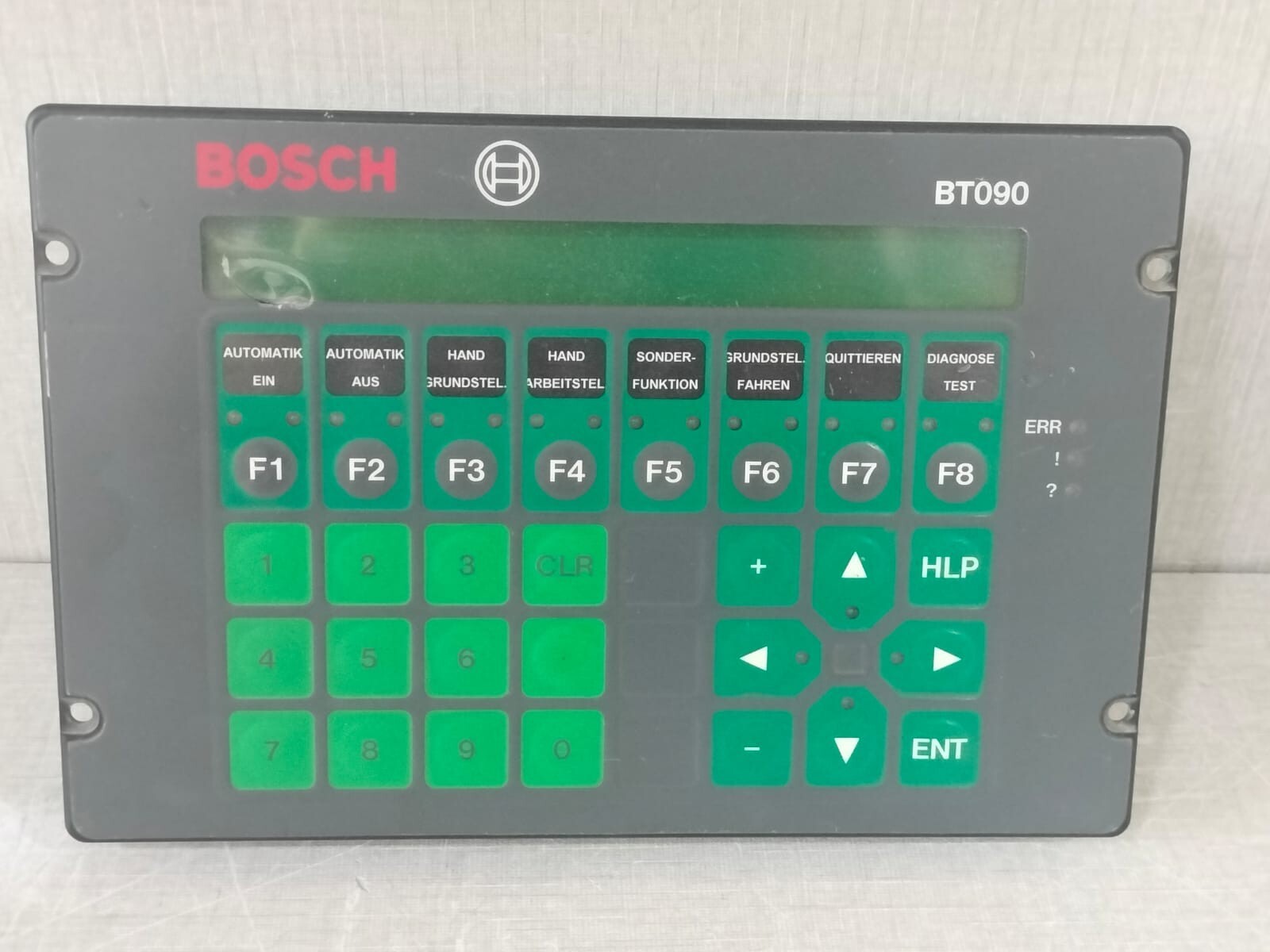 Bosch BT090 BOSCH BT090 CONTROL PANEL DISPLAY 5