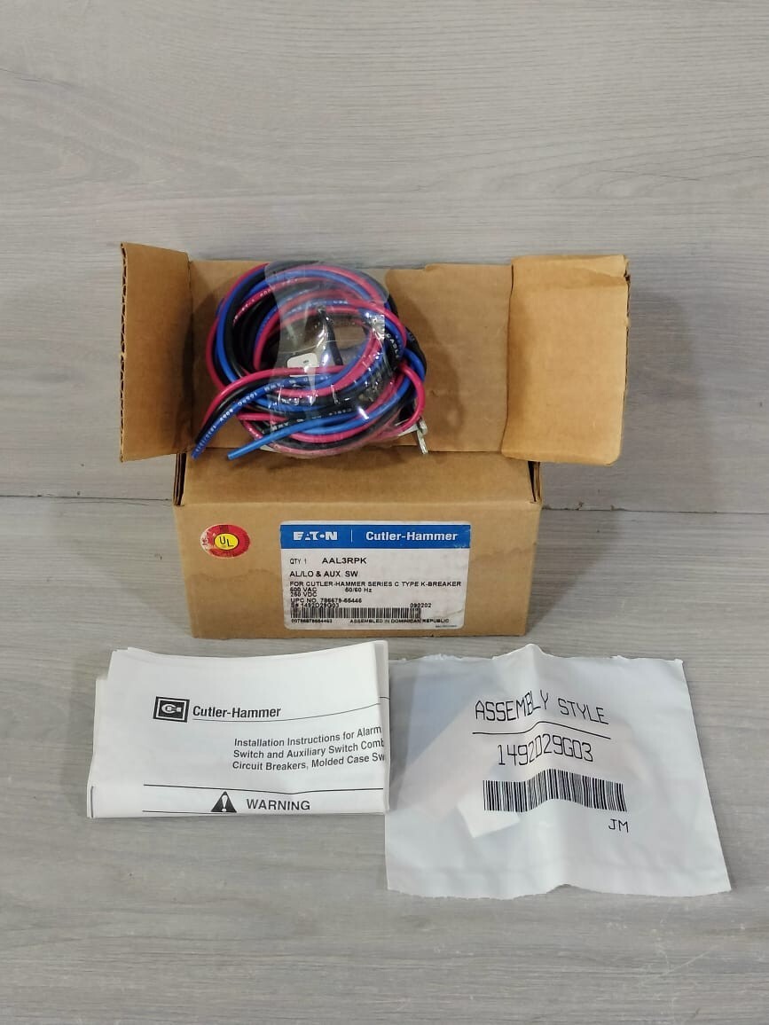 EATON AAL3RPK AL/LO&AUX.SW FOR CUTLER-HAMMER SER.C TYPE K-BREAKER 1492D29G03