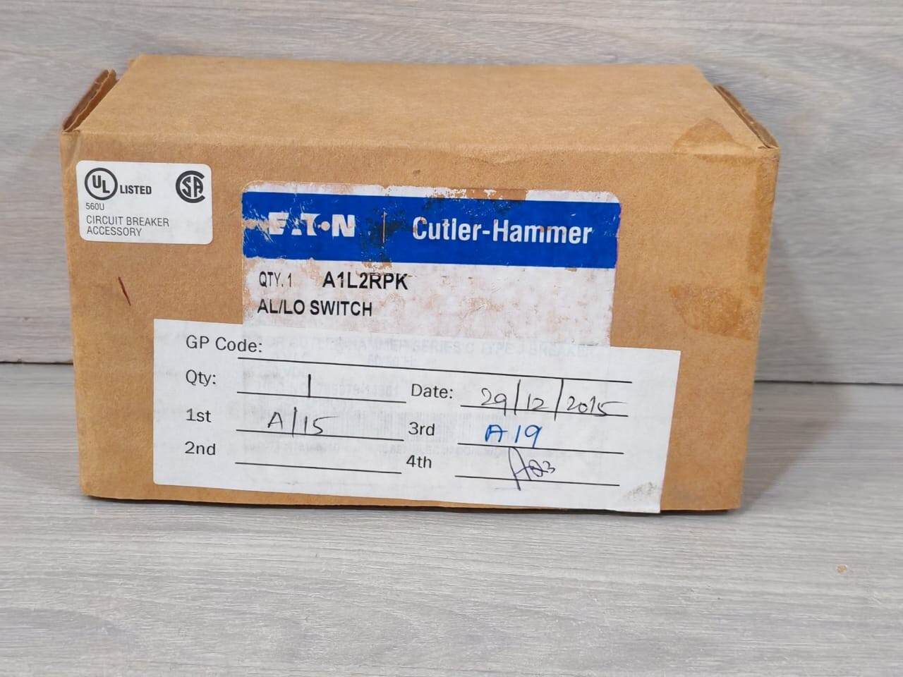 Eaton 1491D43G03 EATON / CUTLER-HAMMER A1L2RPK AL/LO SWITCH 1491D43G03 8