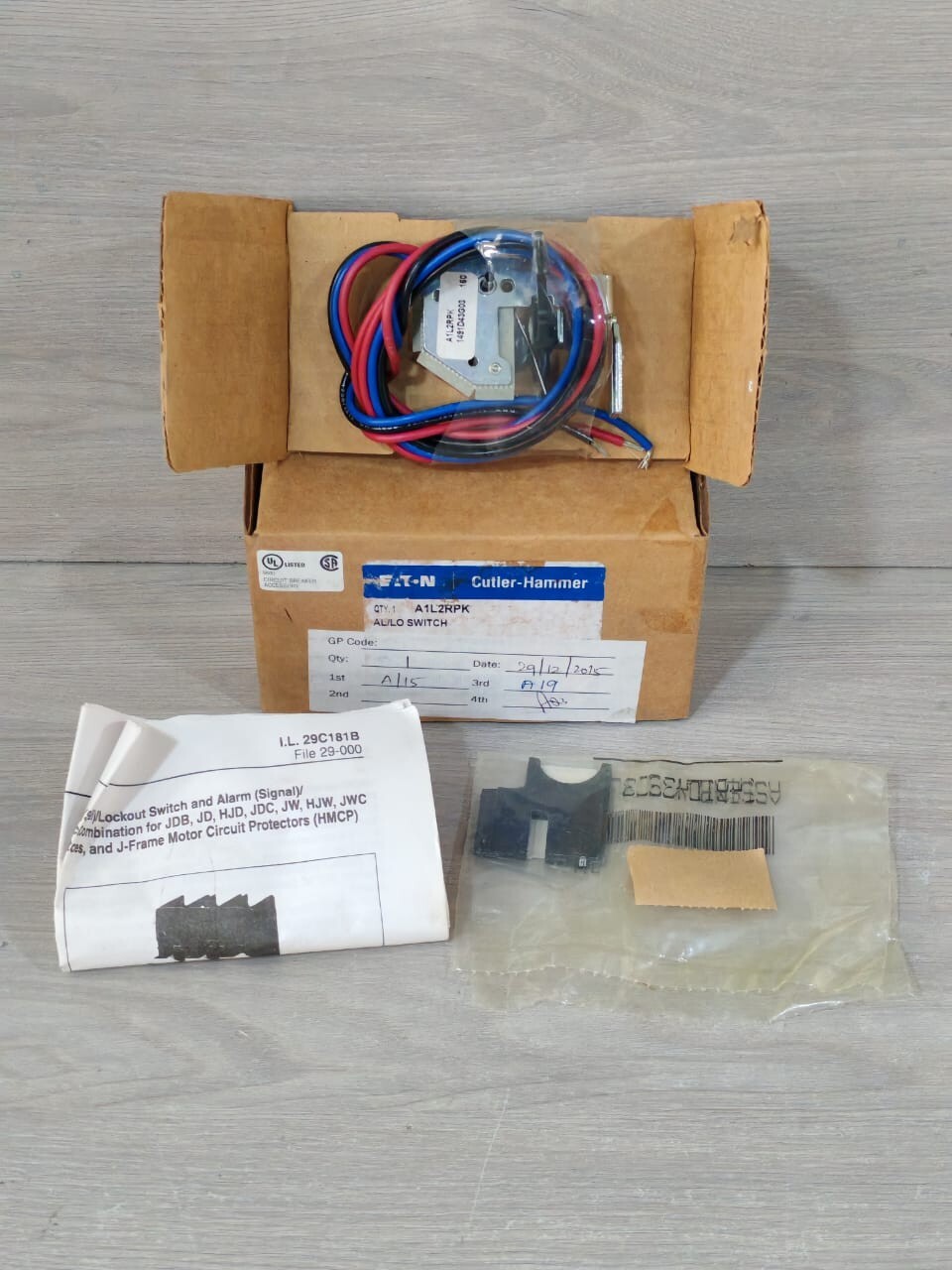EATON / CUTLER-HAMMER A1L2RPK AL/LO SWITCH 1491D43G03