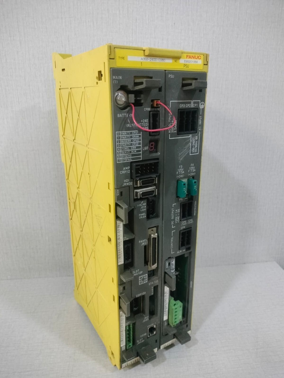 Fanuc A05B-2400-C060 FANUC A05B-2400-C060 / E99201058 2 SLOT BACKPLANE 3