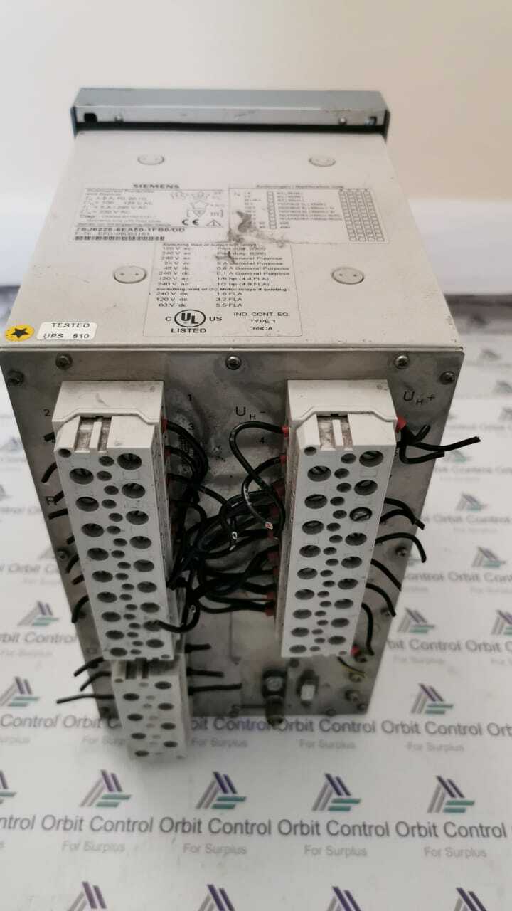 SIEMENS 7SJ6225-6EA50-1FB0/DD SIEMENS SIPROTEC 7SJ62 OVER CURRENT PROTECTION 7SJ6225-6EA50-1FB0/DD 4