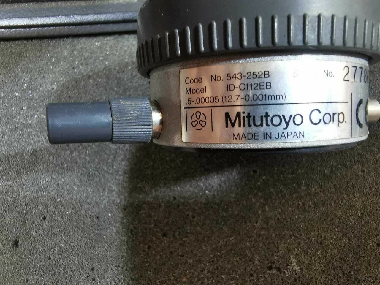 Mitutoyo ID-C112Eb Mitutoyo ID-C112Eb ABSOLUTE DIGITAL INDICATOR CODE 543-252B 9