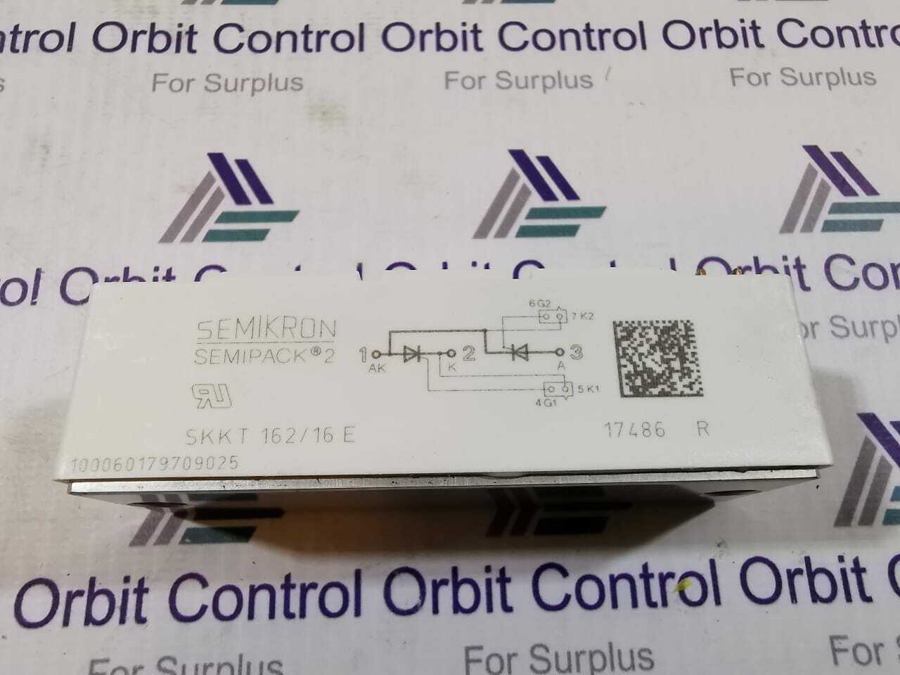 SEMIKRON SKKT-162 SEMIKRON SEMIPONT SKKT 162 / 16 E POWER SUPPLY MODULE 2