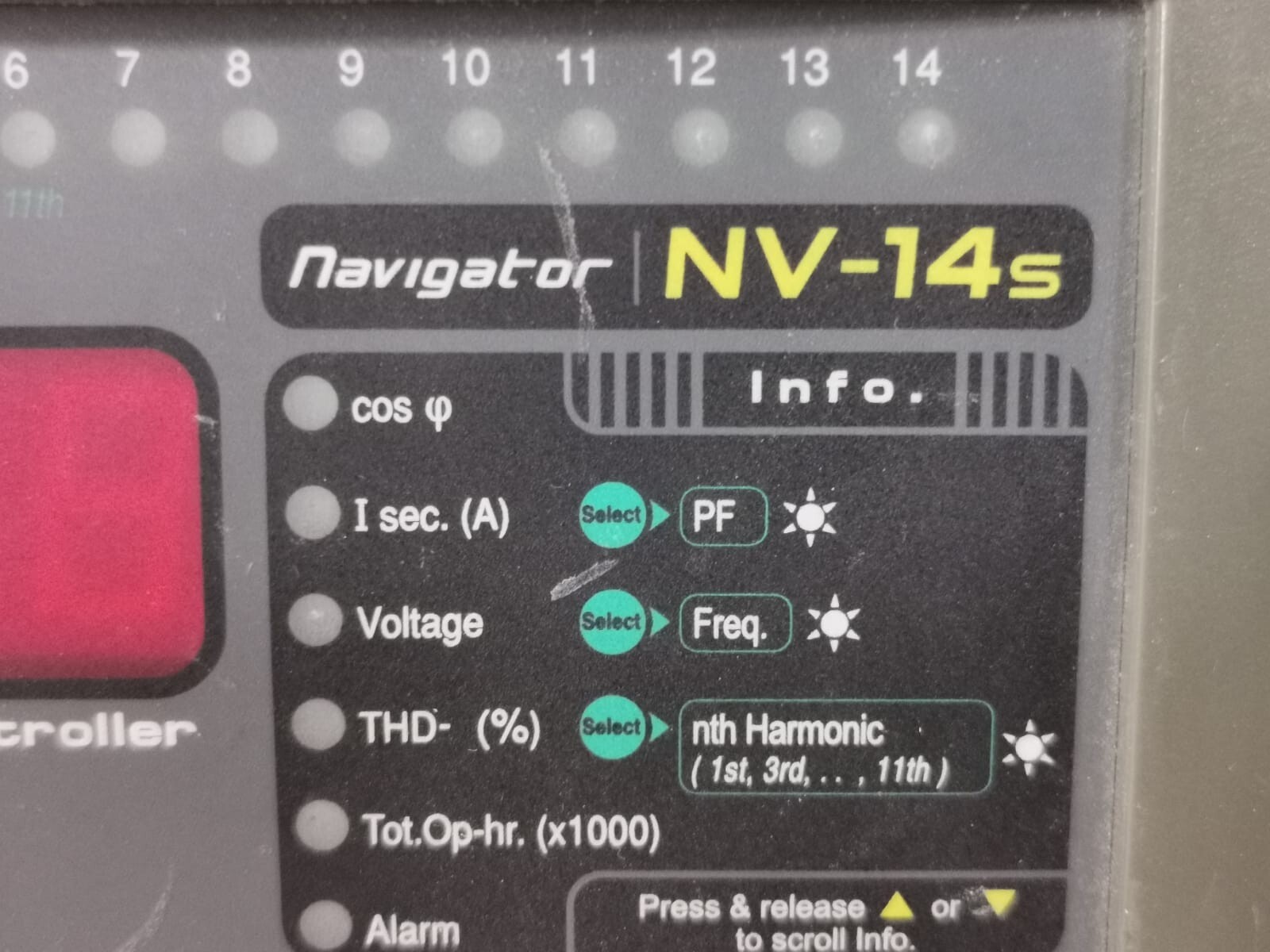 DELAB NV-14S DELAB NV-14s Navigator Power Factor Controller 3