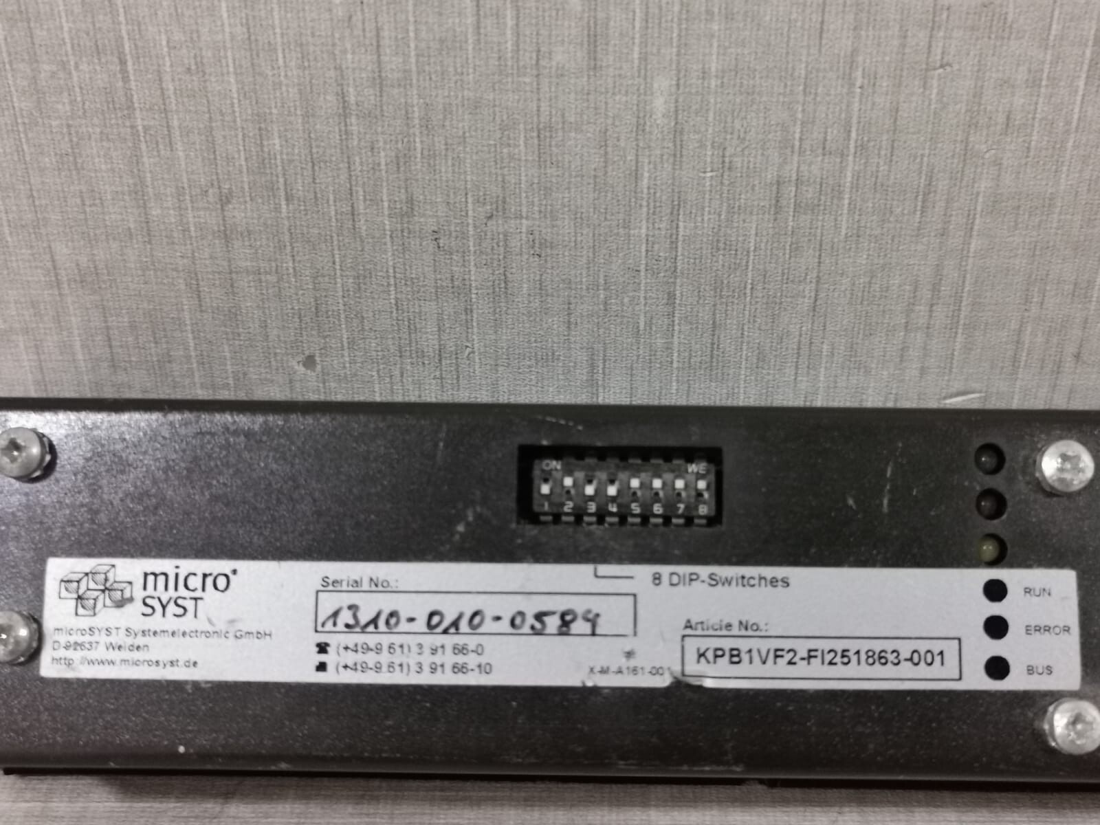 microSYST FI-DP-VFC-2-X-40 microSYST Mitex FI DP VFC 2 x 40 Alphanumeric Display 5