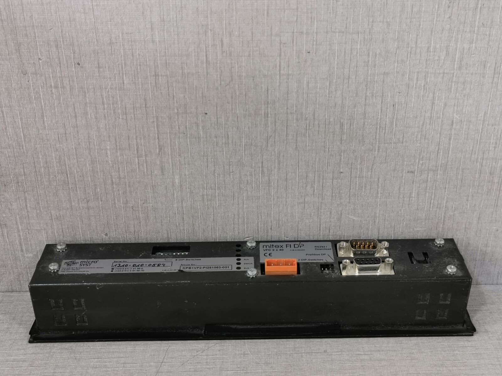 microSYST FI-DP-VFC-2-X-40 microSYST Mitex FI DP VFC 2 x 40 Alphanumeric Display 8