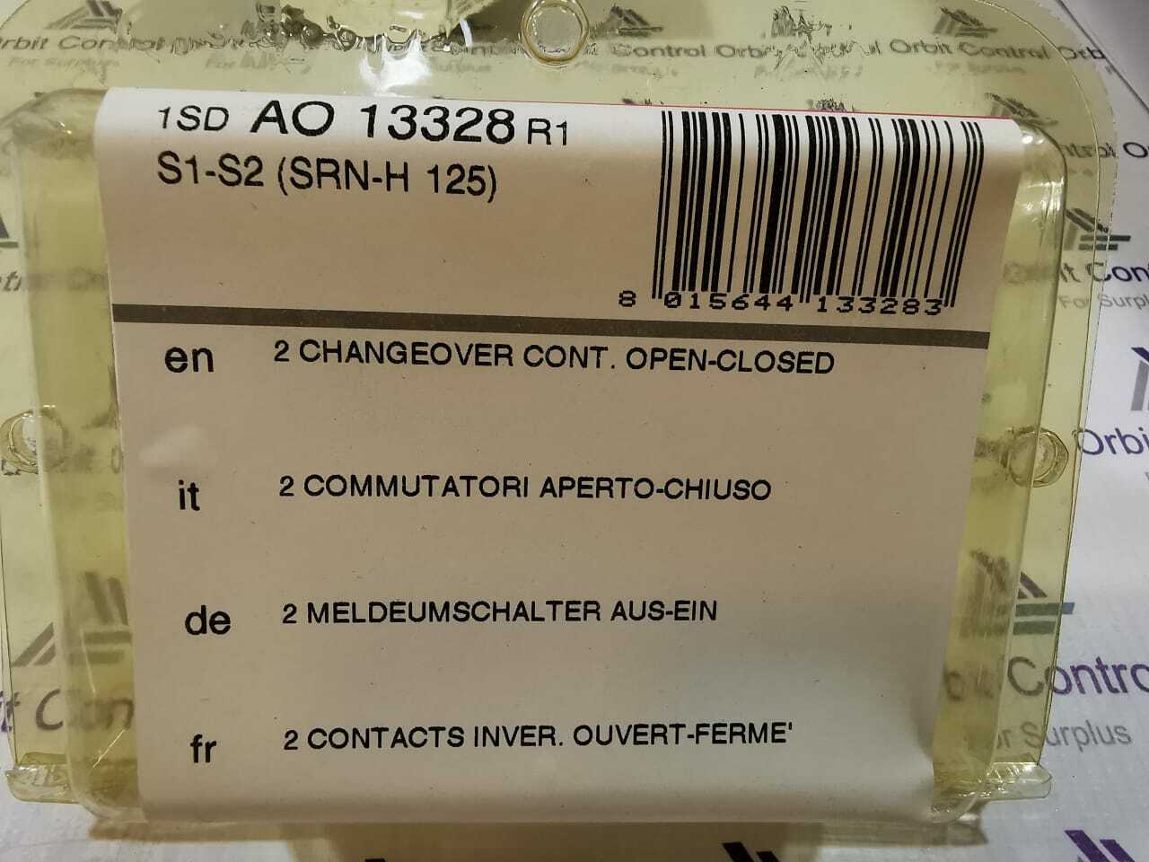 ABB 1SD AO 13328 R1 ABB SACE 1SD AO 13328 R1 S1-S2 (SRN-H 125) 3