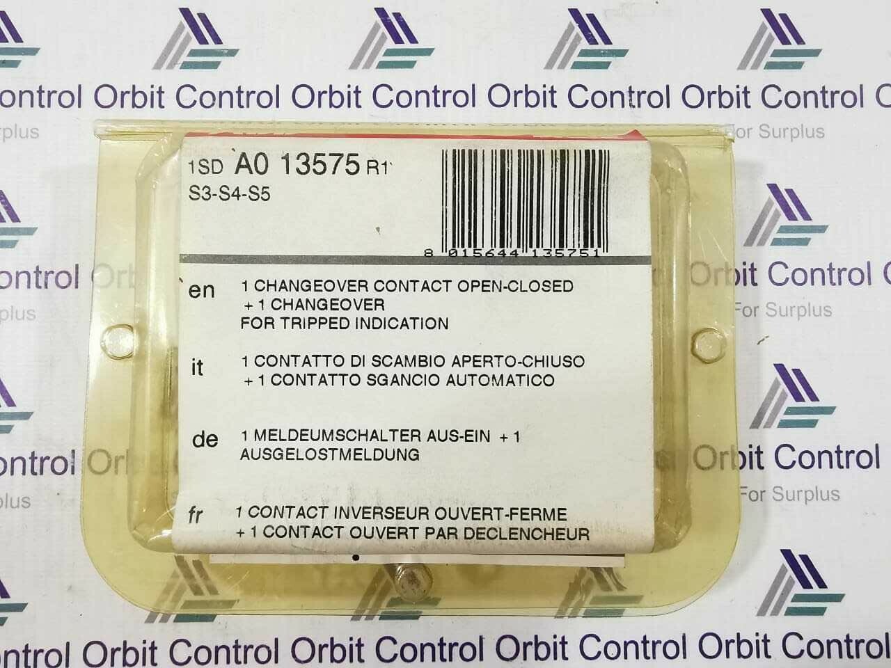 ABB 1SD A0 13575 R1 ABB SACE 1SD A0 13575 R1 S3-S4-S5 4
