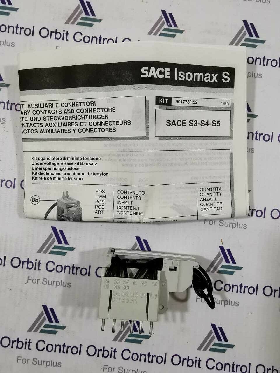 ABB 1SD A0 13575 R1 ABB SACE 1SD A0 13575 R1 S3-S4-S5 5