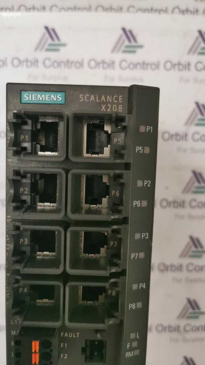 Siemens 6GK5208-0BA10-2AA3 Siemens 6GK5208-0BA10-2AA3 Scalance X208 Simatic Net Industrial Ethernet Switch 3