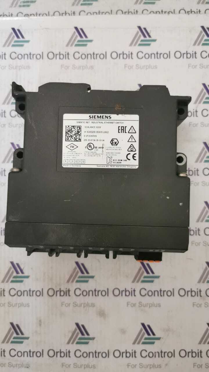 Siemens 6GK5208-0BA10-2AA3 Siemens 6GK5208-0BA10-2AA3 Scalance X208 Simatic Net Industrial Ethernet Switch 7