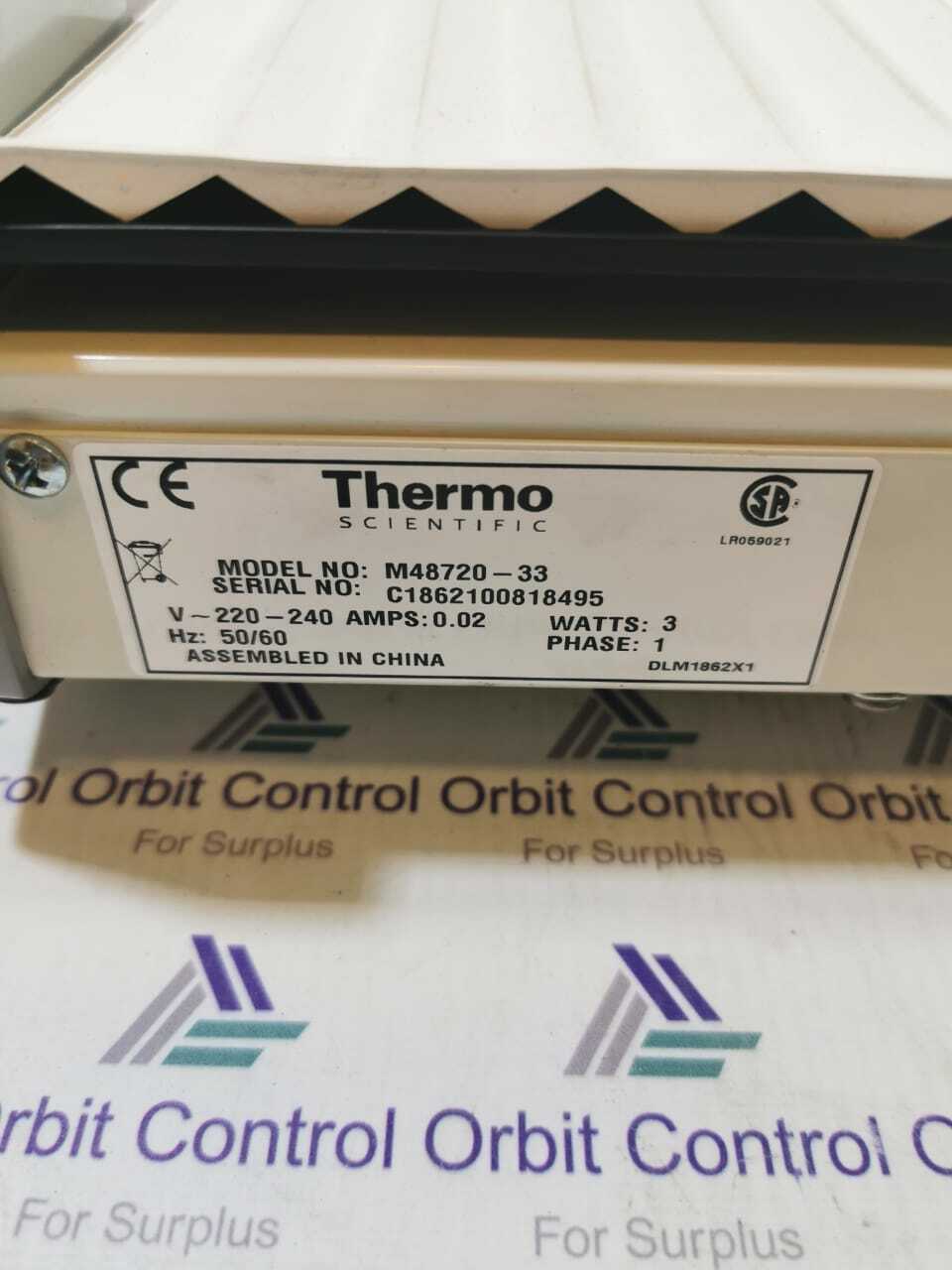 THERMO SCIENTIFIC M48720-33 Thermo Scientific M48720-33 VARI MIX TEST TUBE ROCKER 220-240V 6