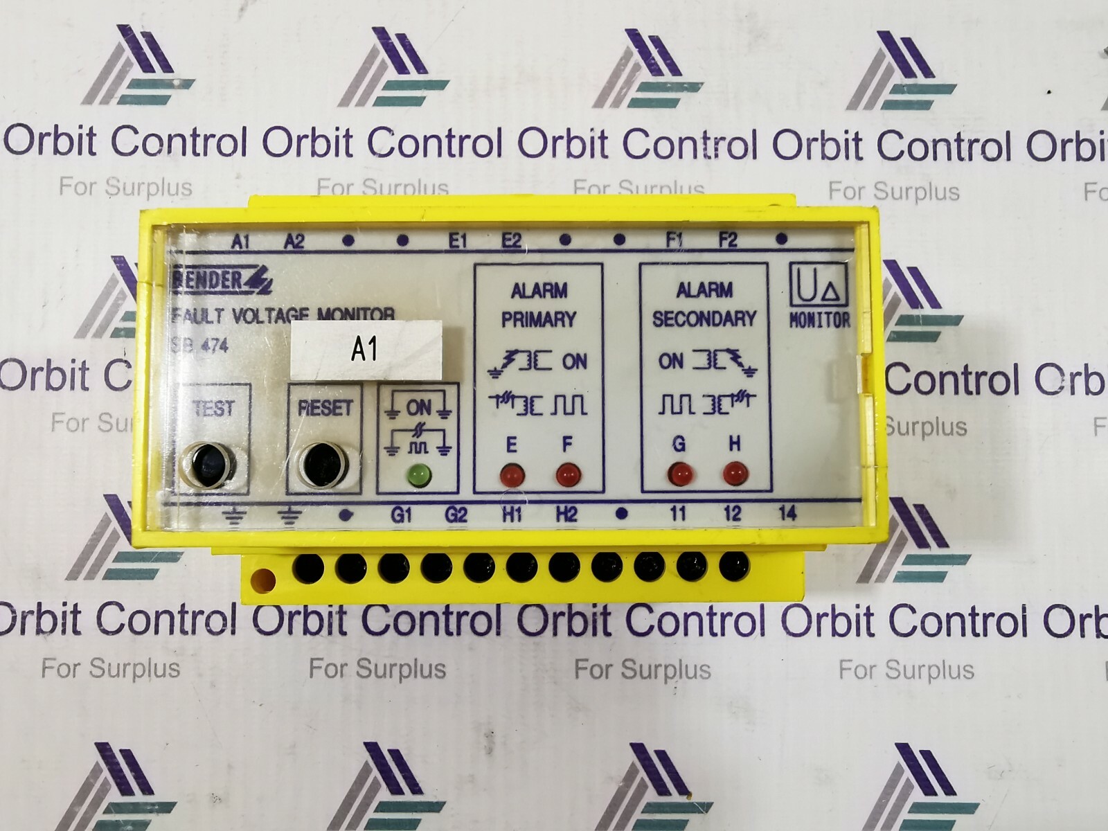 Bender SB474-34 BENDER SB474-34 FAULT VOLTAGE MONITOR 2