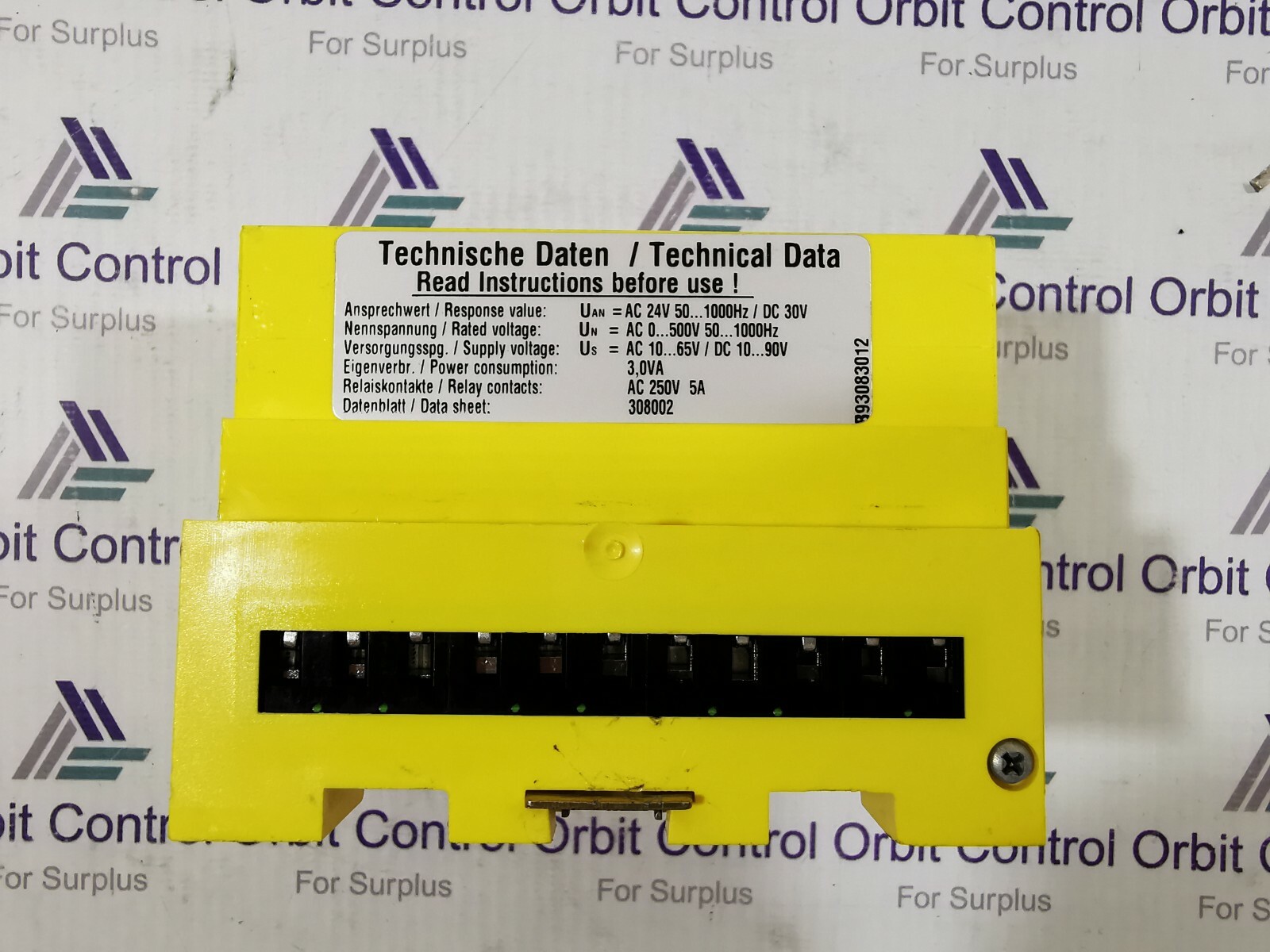 Bender SB474-34 BENDER SB474-34 FAULT VOLTAGE MONITOR 3