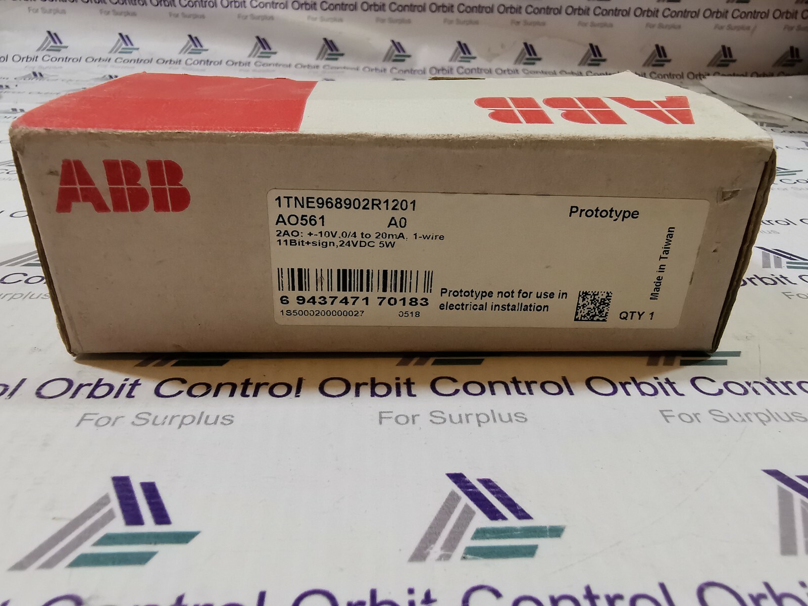 ABB 1TNE968902R1201 AO561 ABB 1TNE968902R1201 MODULE 2