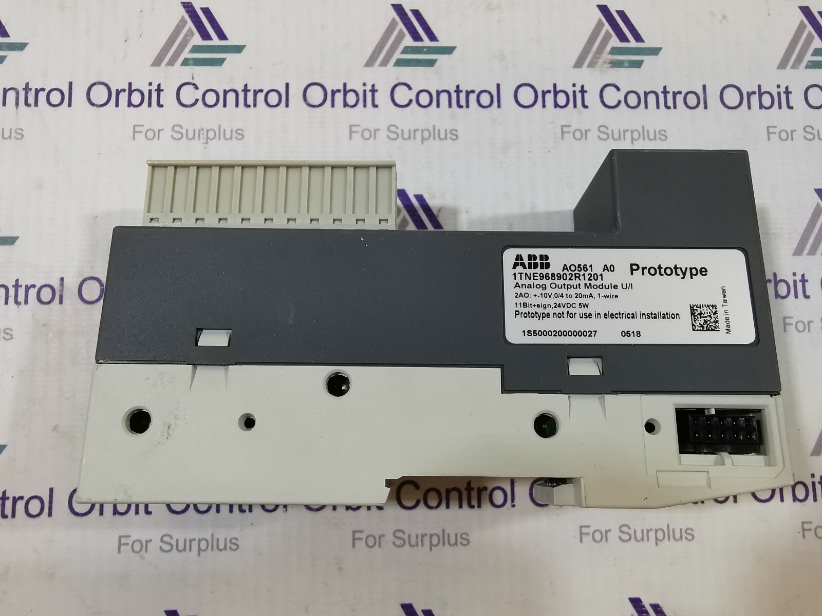 ABB 1TNE968902R1201 AO561 ABB 1TNE968902R1201 MODULE 5