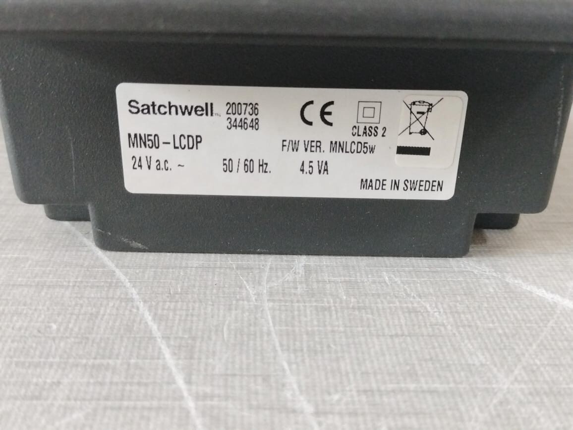 Satchwell MN50-LCD SATCHWELL MN50-LCD Management Controller 24VAC 9