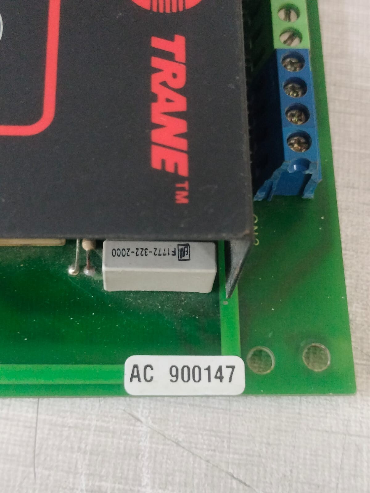 Trane AC900147 TRANE AC900147 PLC X-13740078-01 A2 7