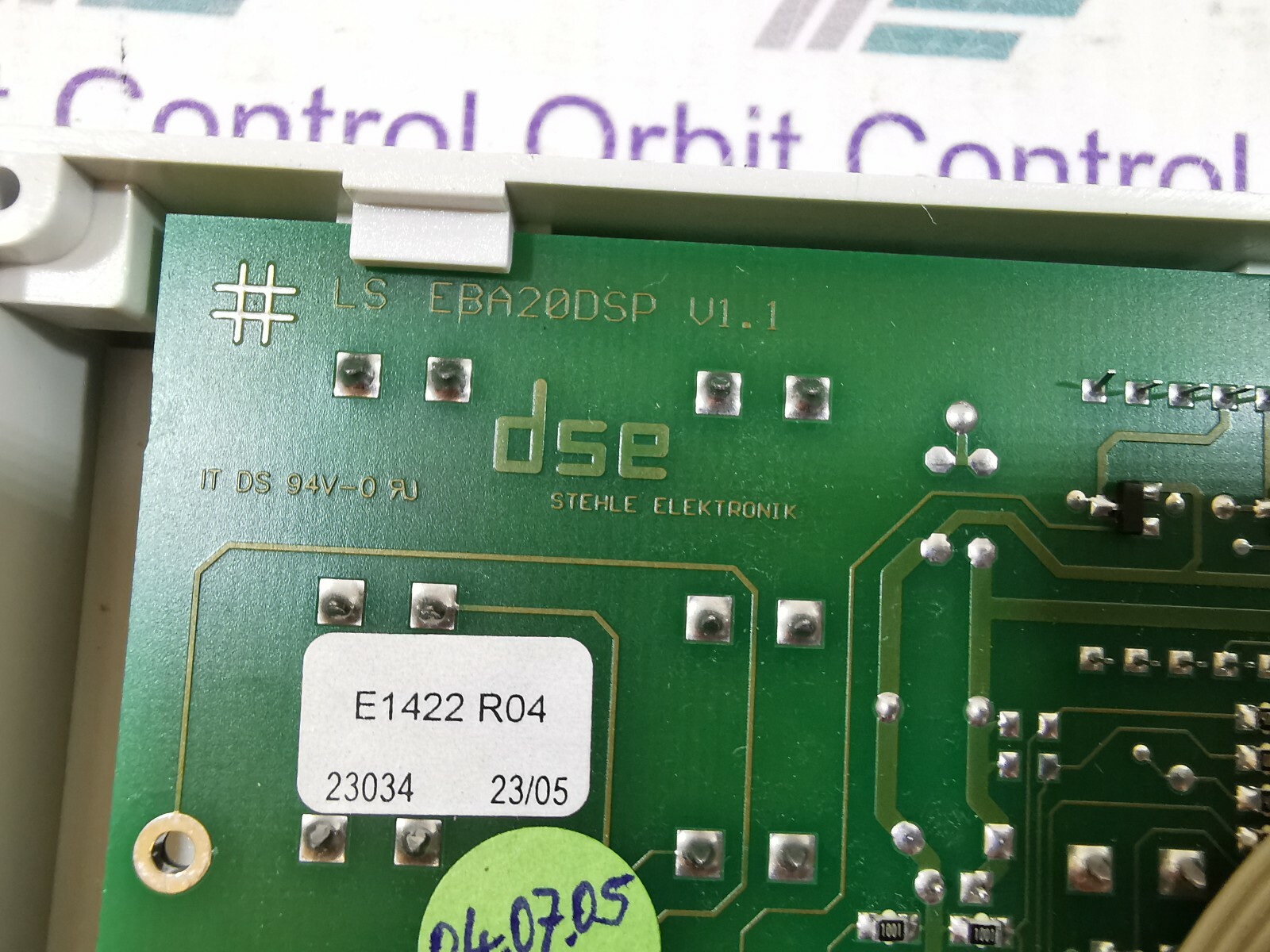 DSE LS EBA20DSP V1.1 DSE LS EBA20DSP V1.1 / E1422 R04 STEHLE ELEKTRONIK 4