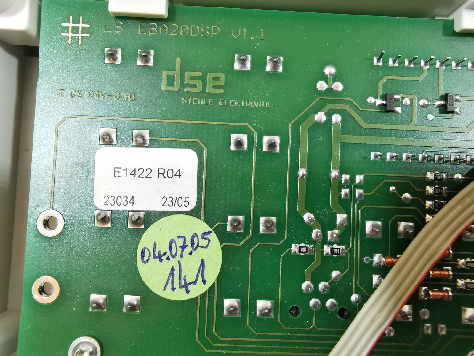 DSE LS EBA20DSP V1.1 DSE LS EBA20DSP V1.1 / E1422 R04 STEHLE ELEKTRONIK 5