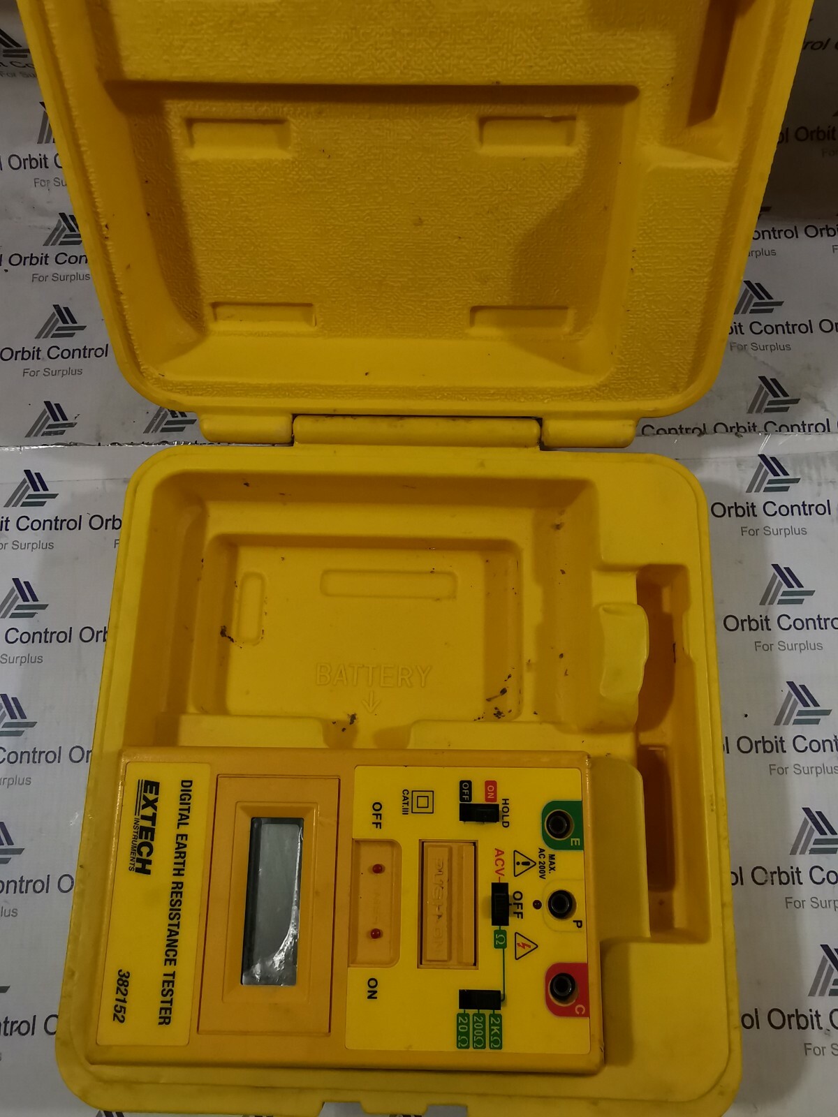 Extech 382152 EXTECH 382152 DIGITAL EARTH RESISTANCE TESTER 4
