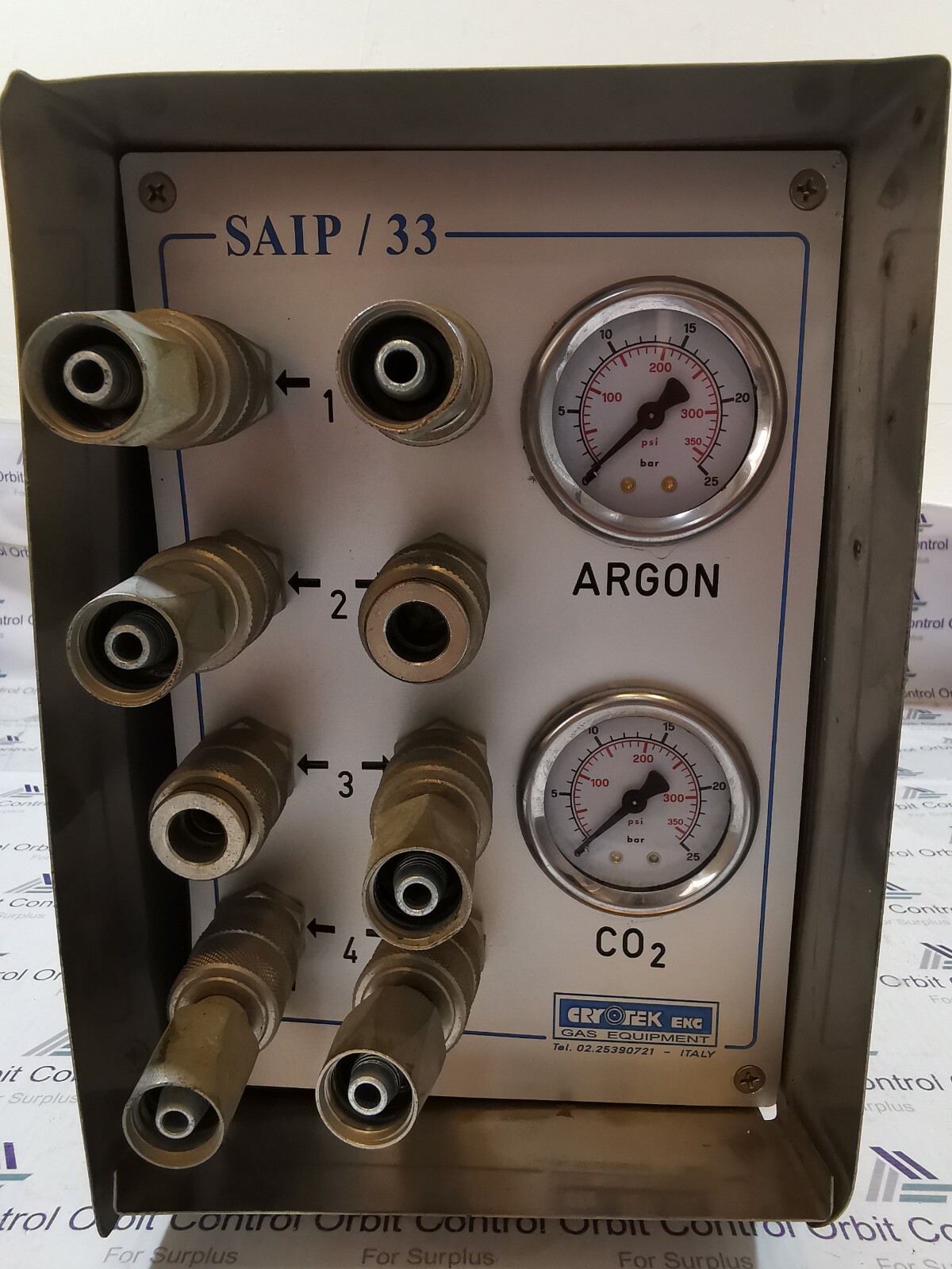 CRYOTEK CO2 SAIP/33 CRYOTEK ENTRATA ARGON CO2 SAIP/33 2