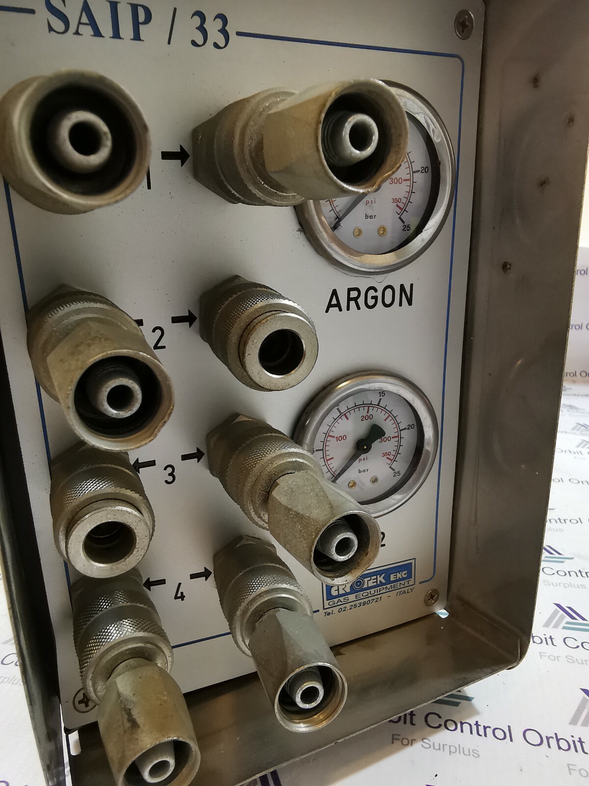 CRYOTEK CO2 SAIP/33 CRYOTEK ENTRATA ARGON CO2 SAIP/33 7