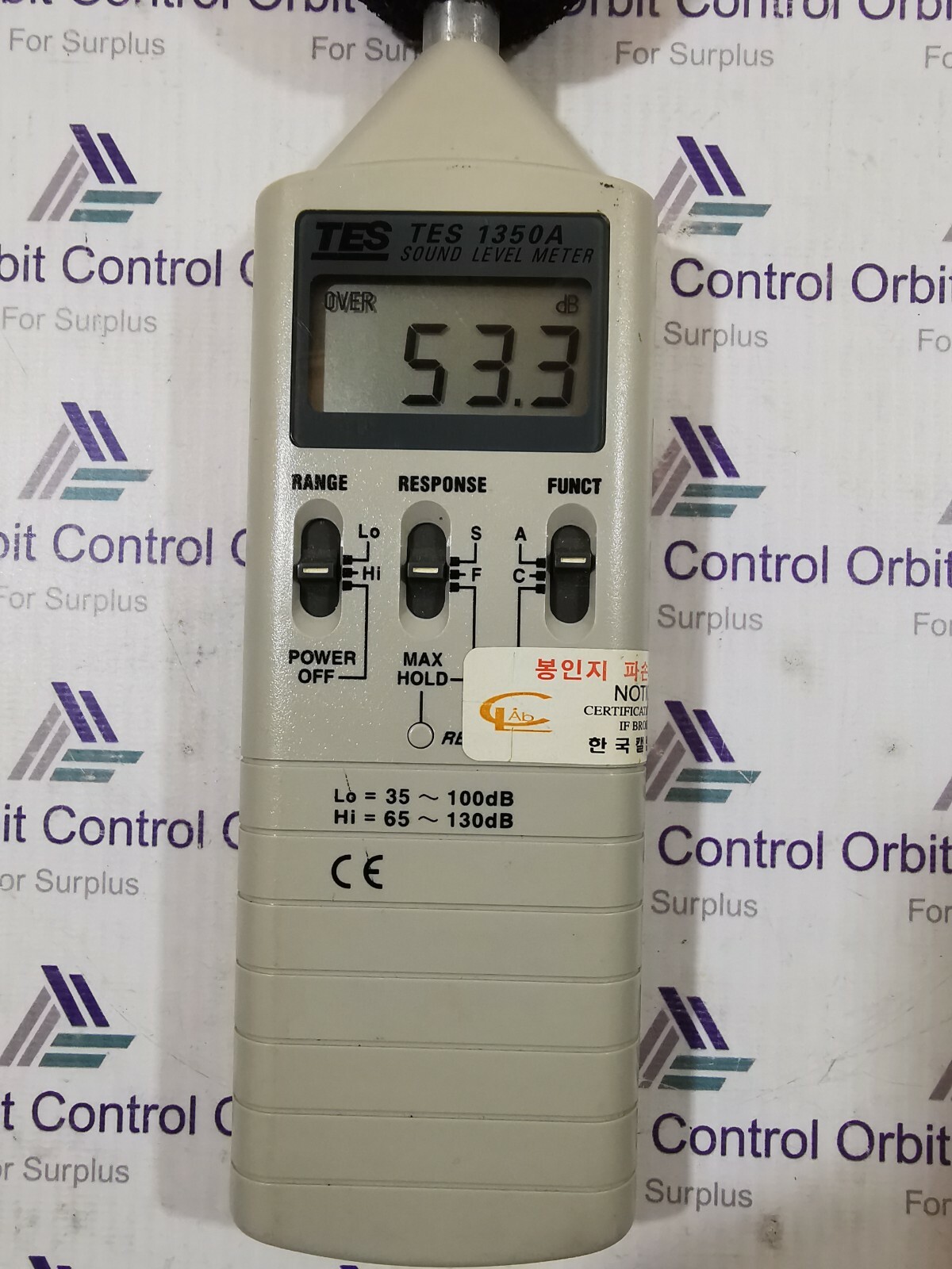 TES 1350A SOUND LEVEL METER