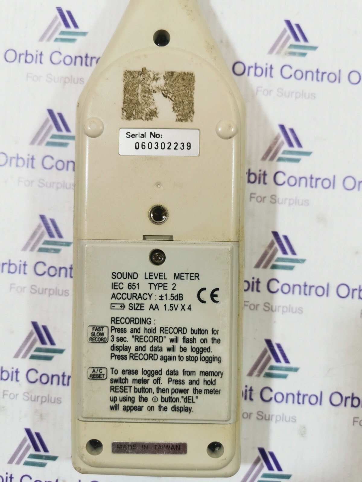 TES TES 1352A TES 1352A SOUND LEVEL METER 5