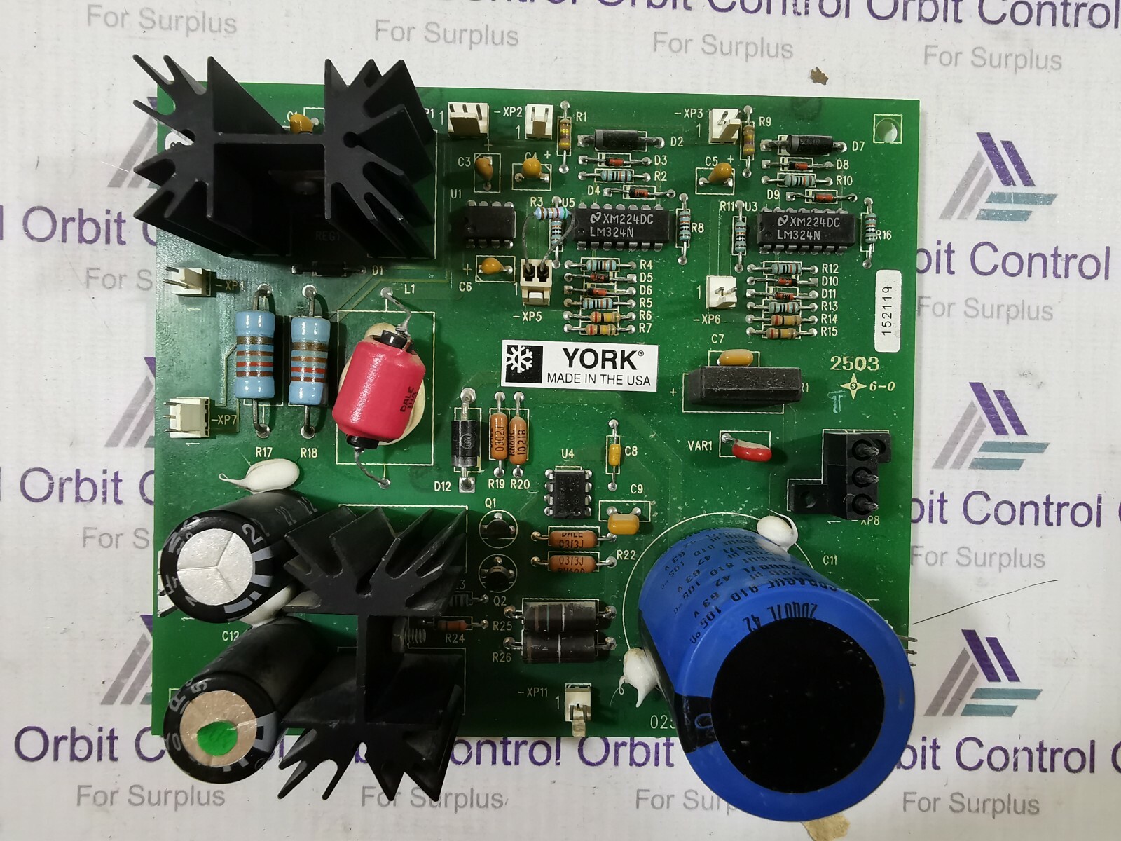 YORK 025L02408-000 REV.2 YORK 025L02408-000 REV.2 PCB POWER 3