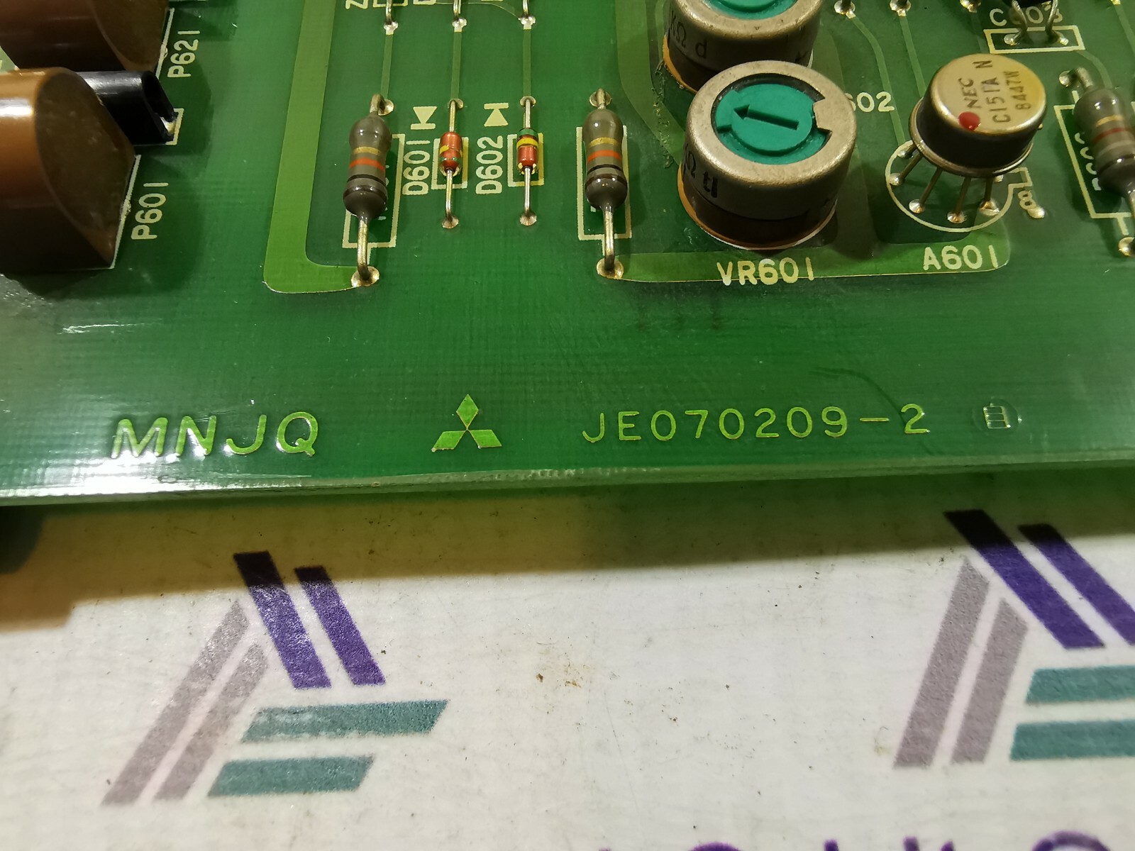Mitsubishi JE070209-2 Mitsubishi MNJQ JE070209-2 CONTROL BOARD 3