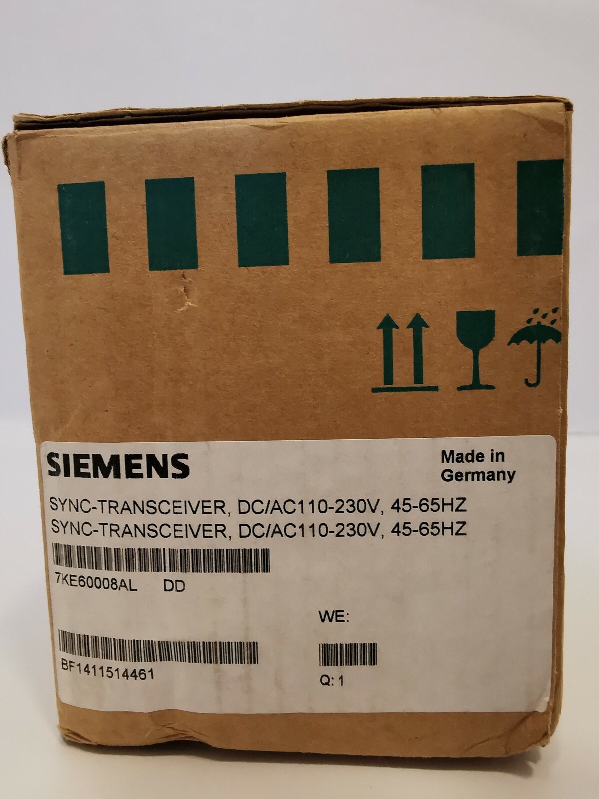 SIEMENS 7KE6000-8AL/DD SIEMENS 7KE6000-8AL/DD Sync Transceiver DC/AC110-230V,45-65HZ 7
