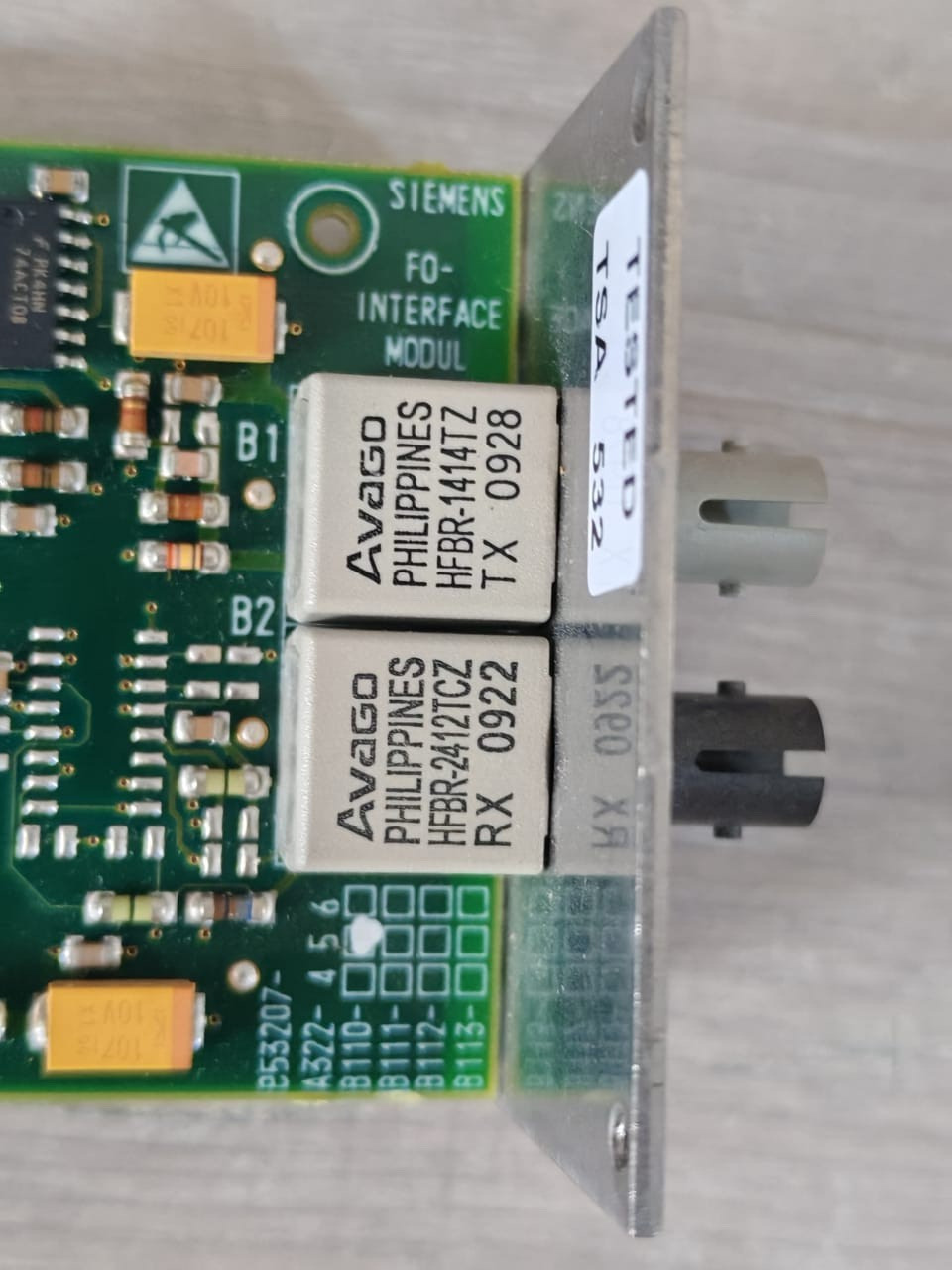 Siemens C53207-A351-D658-1/1 /C73040-A27-C222-07 SIEMENS C53207-A351-D658-1/1 /C73040-A27-C222-07 INTERFACE MODULE FO-LENGHT 1,5 7