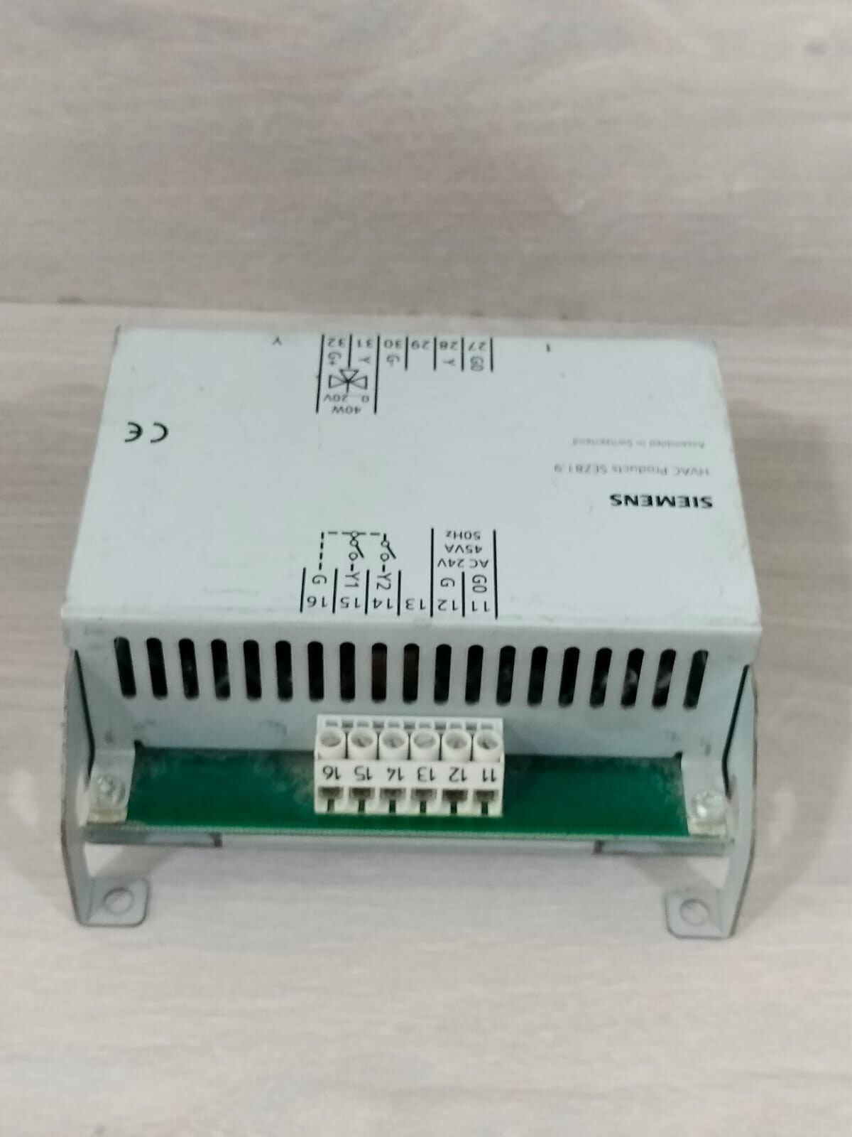 Siemens HVAC Products SEZ81.9 SIEMENS HVAC Products SEZ81.9 INTERFACE 7