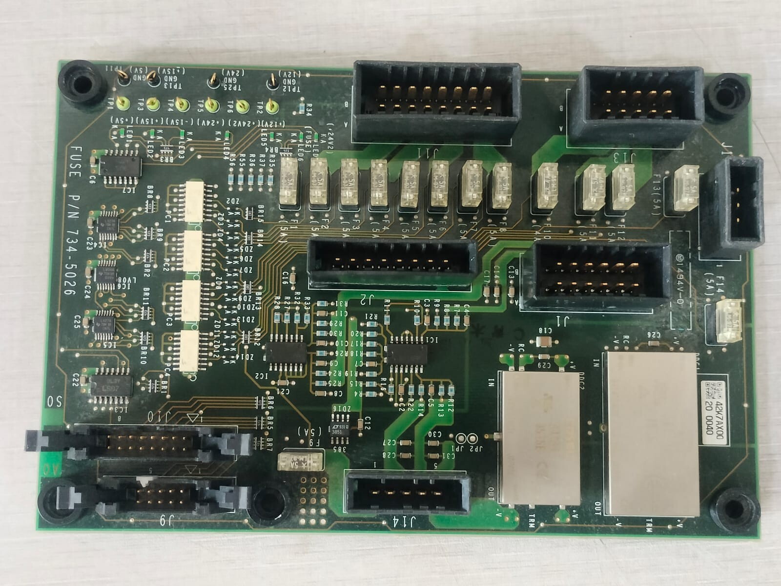 HITACHI P/N 734-5026 HITACHI FUSE P/N 734-5026 CONTROL BOARD 5
