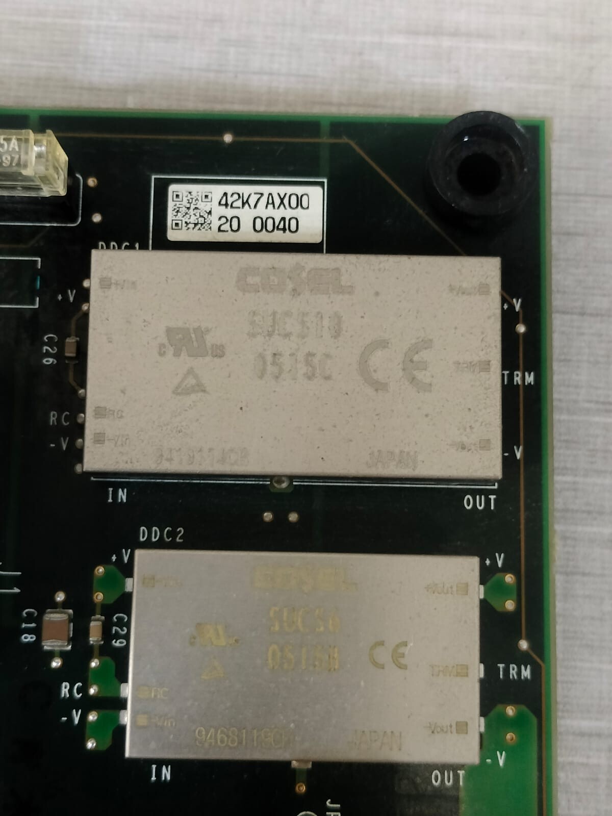 HITACHI P/N 734-5026 HITACHI FUSE P/N 734-5026 CONTROL BOARD 6