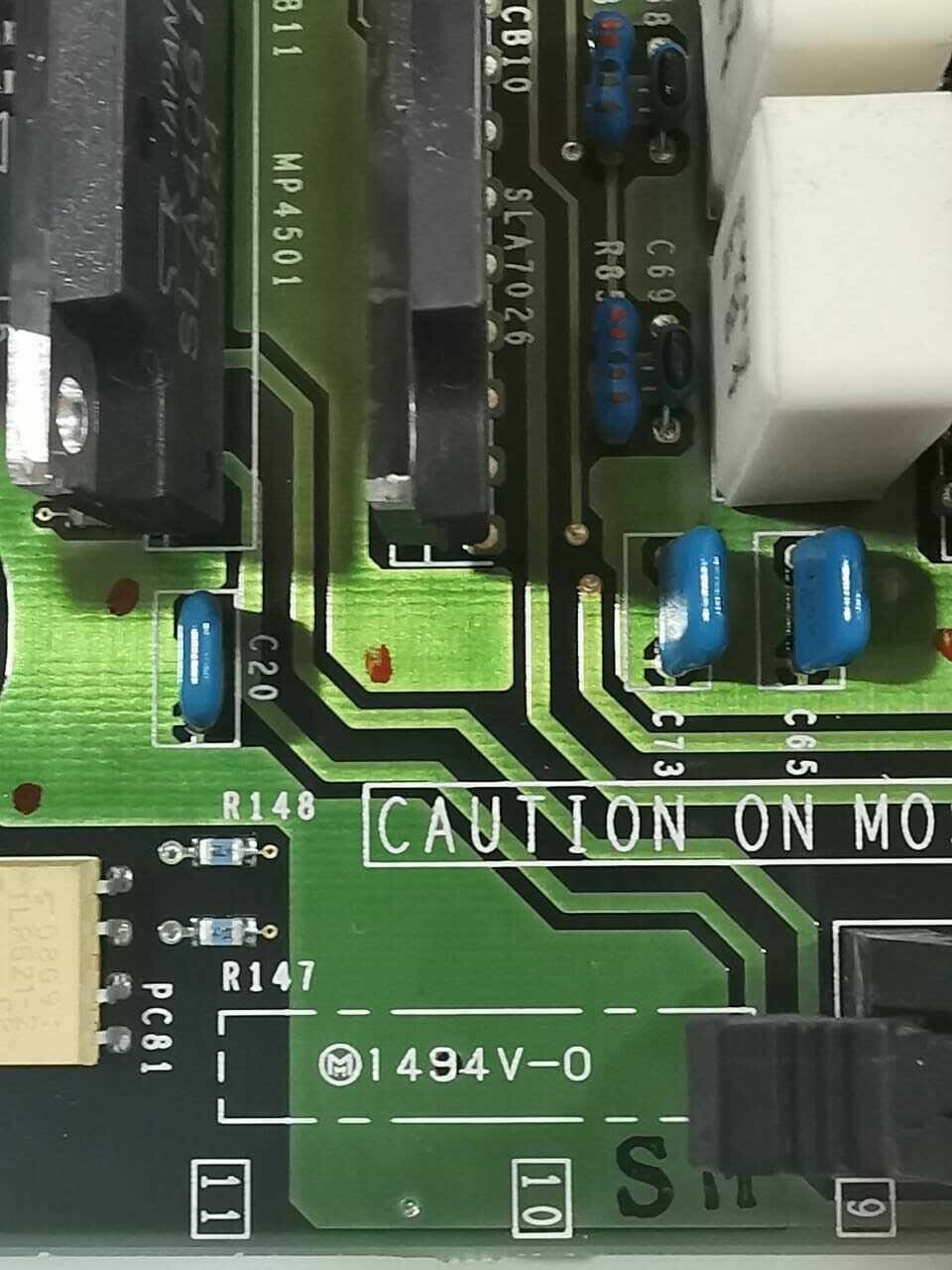 Hitachi MLCONT-T HITACHI MLCONT-T P/N 738-5050 CONTROL BOARD 5