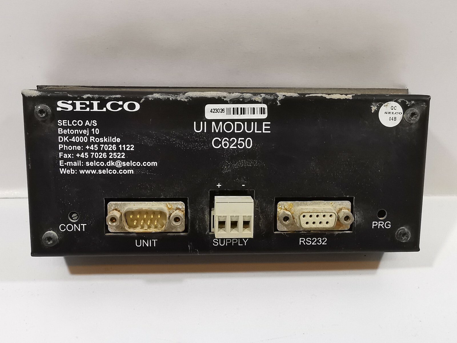 SELCO C6250 SELCO C6250 UI MODULE 2