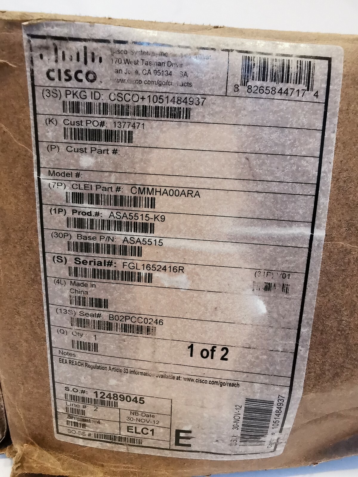 CISCO ASA 5515-X CISCO ASA 5515-X ADAPTIVE SECURITY APPLIANCE 3