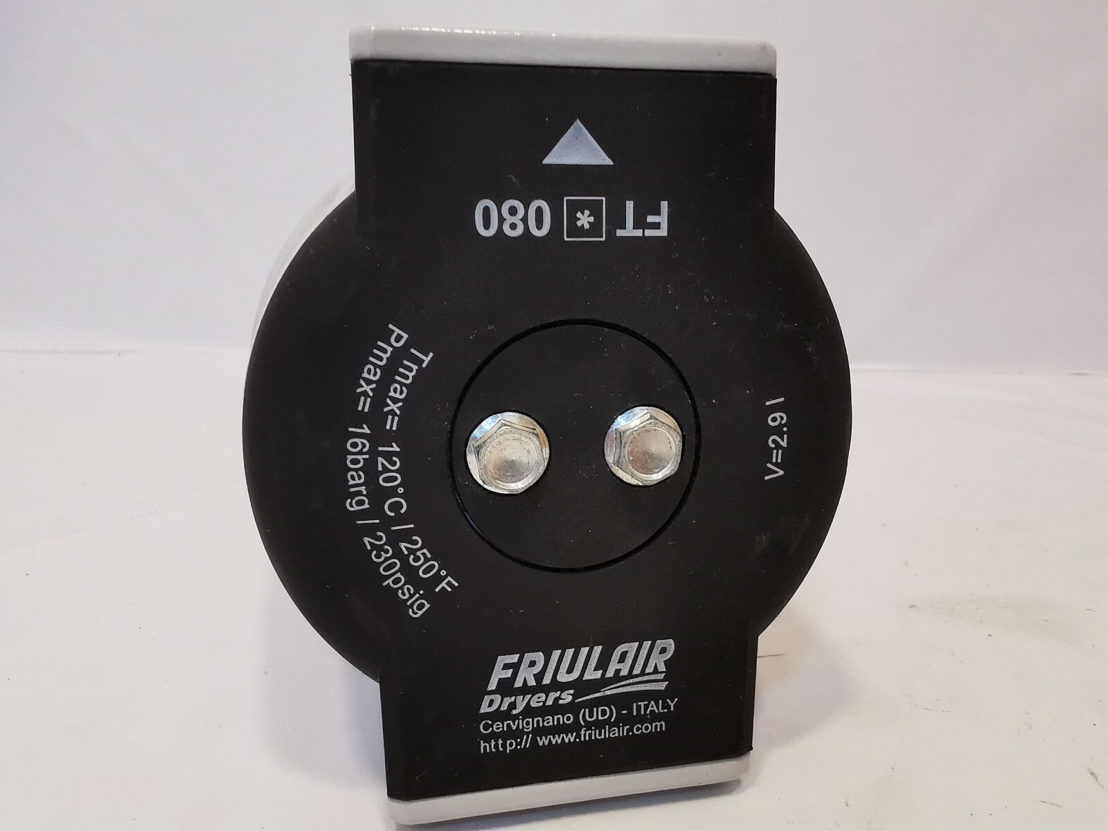 FRIULAIR Dryers FT 080 - G1.1/2 FRIULAIR Dryers FT 080 - G1.1/2 w/o ATD 03 Filter Housing FT 080-FT / 150FTB080 7