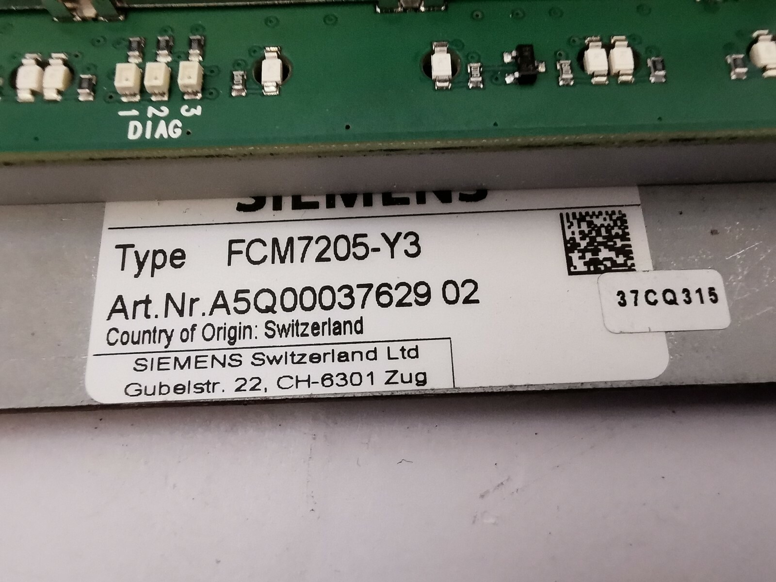 Siemens FCM7205-Y3 SIEMENS FCM7205-Y3 FIRE CONTROL PANEL 5