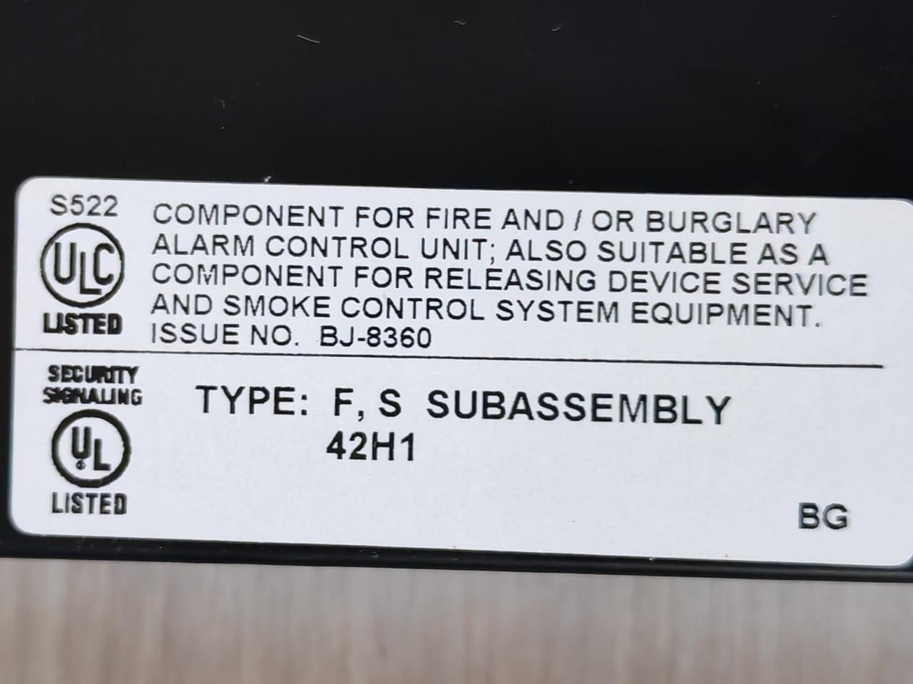 Siemens PMI SIEMENS PMI COM FIRE AND BURG MODULE F,S 42H1 P/N 315-033070-6 5