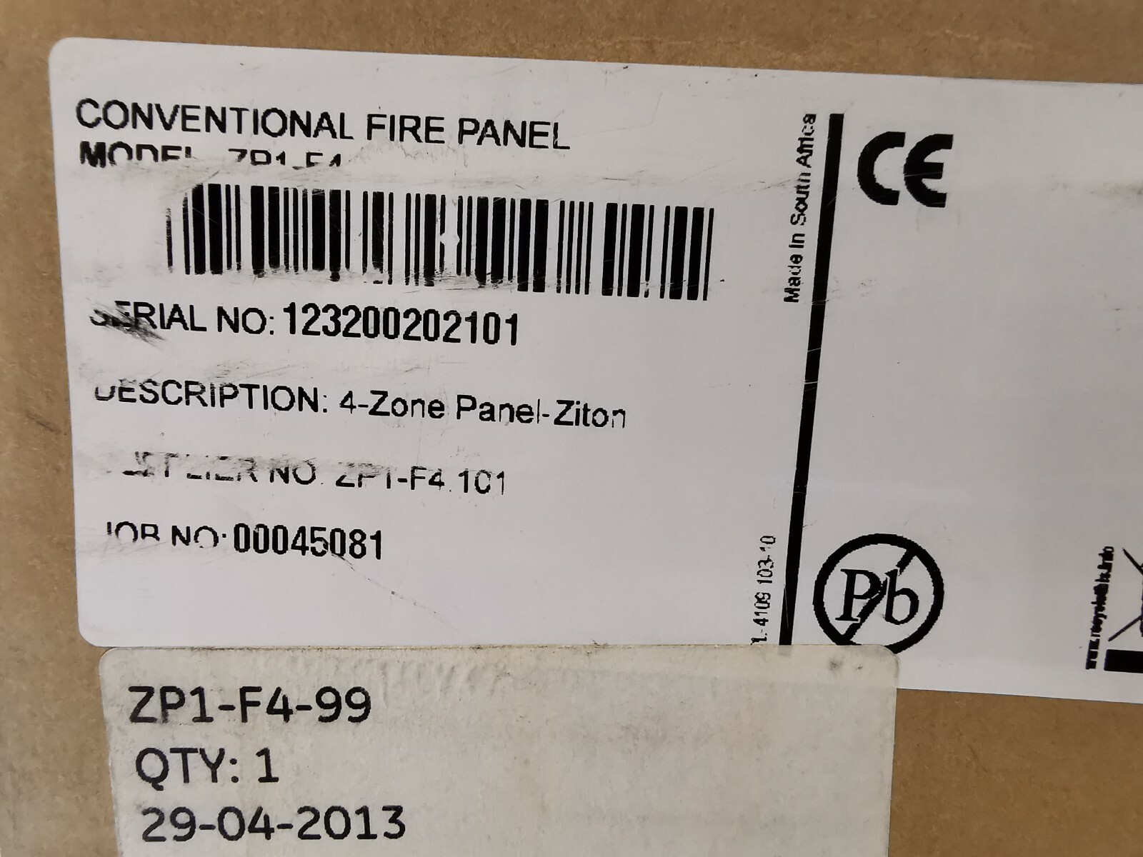 ZITON ZP1-F4 ZITON CONVENTIONAL FIRE PANEL ZP1-F4 4