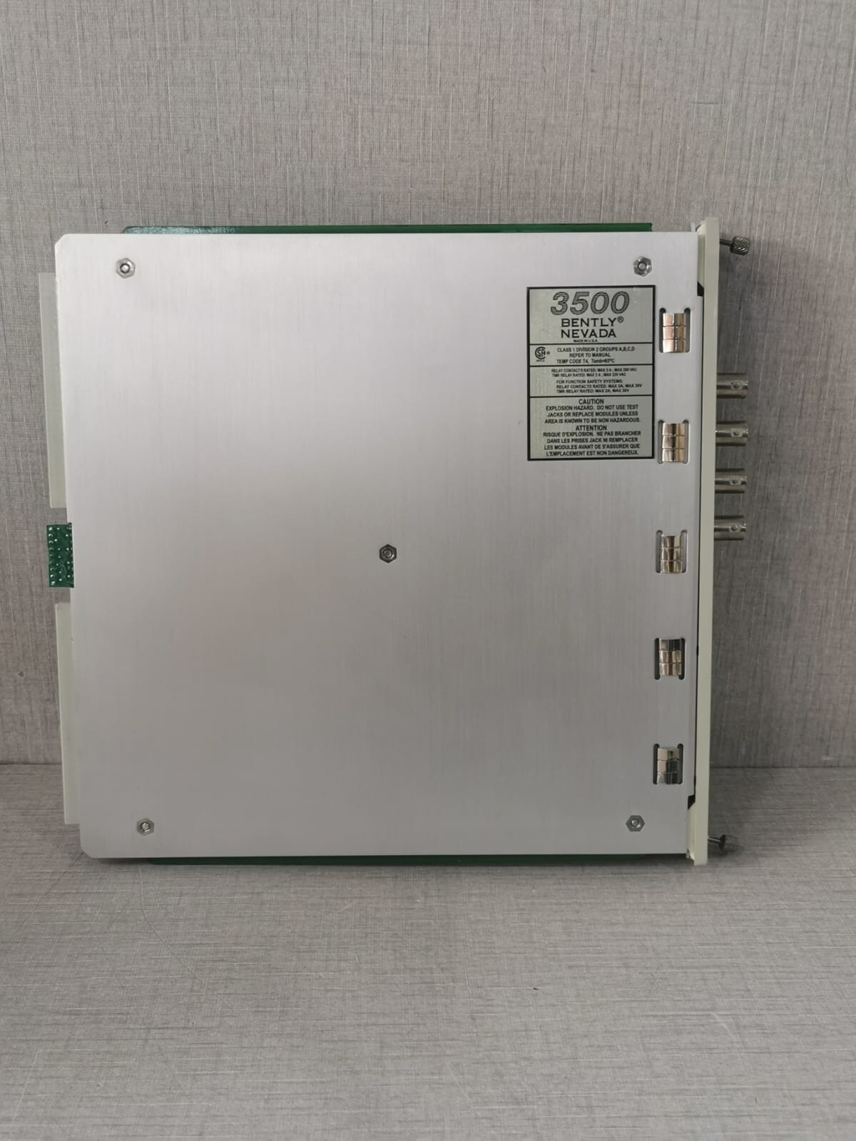 Bently Nevada 176449 BENTLY NEVADA 3500/40M PROXIMITOR MONITOR PWA 176449-01U 8