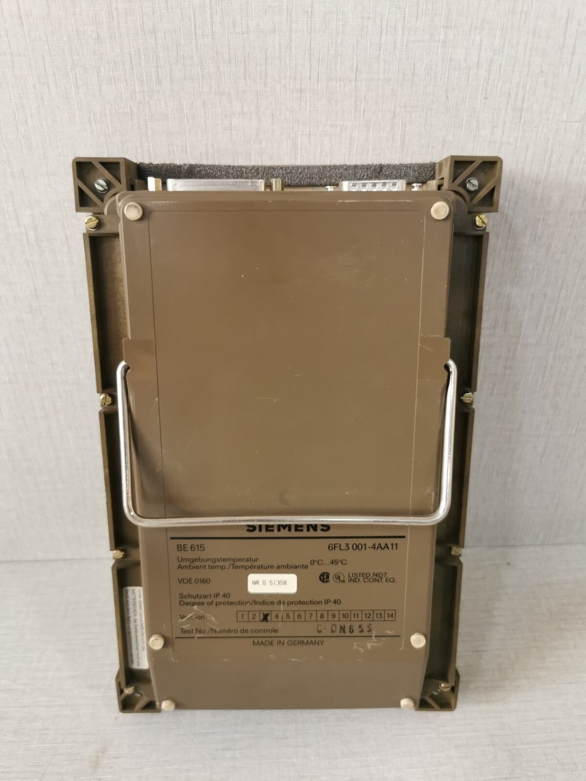 Siemens BE-615 SIEMENS SICLIMAT BE 615 / 6FL3001-4AA11- WITH BLACK SPOTS ON THE SCREEN 10