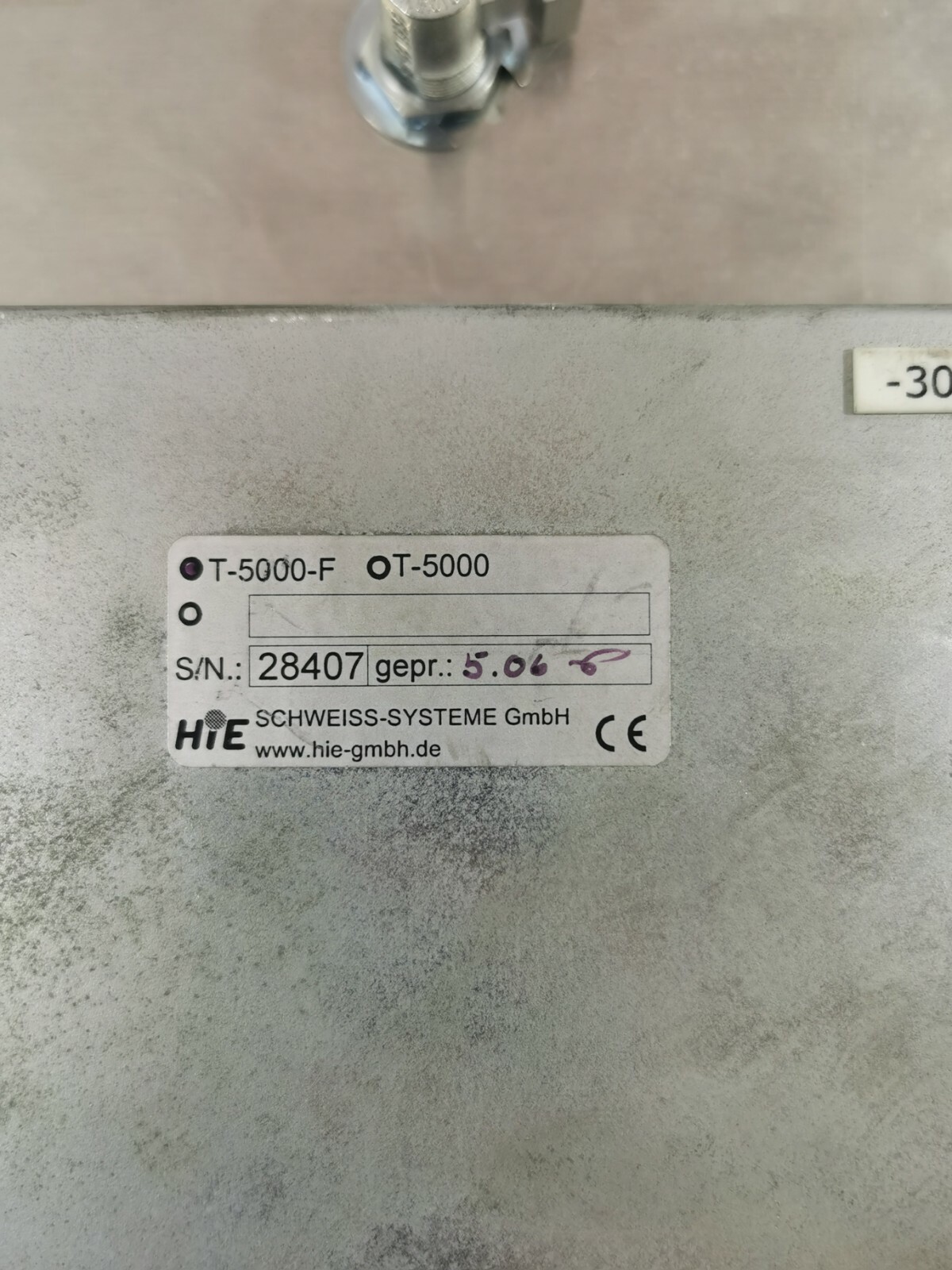 HiE T-5000 HiE Akzent T-5000 Operator Terminal for welding current control 4