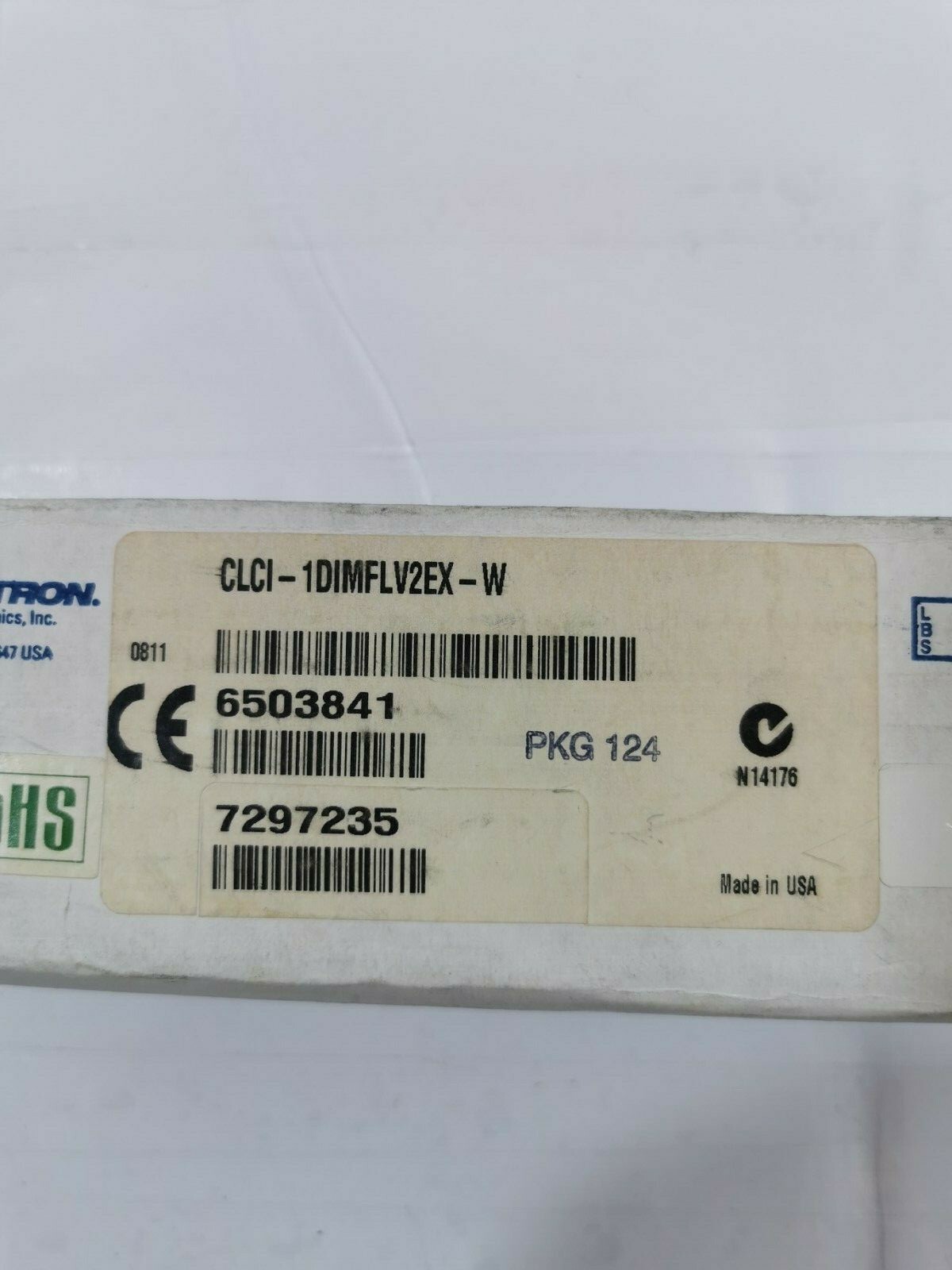 Crestron DIM-36 CRESTRON DIM-36 CLCI-1DIMFLV2EX-W Wireless In-Ceiling Switch 230V-50/60Hz 2