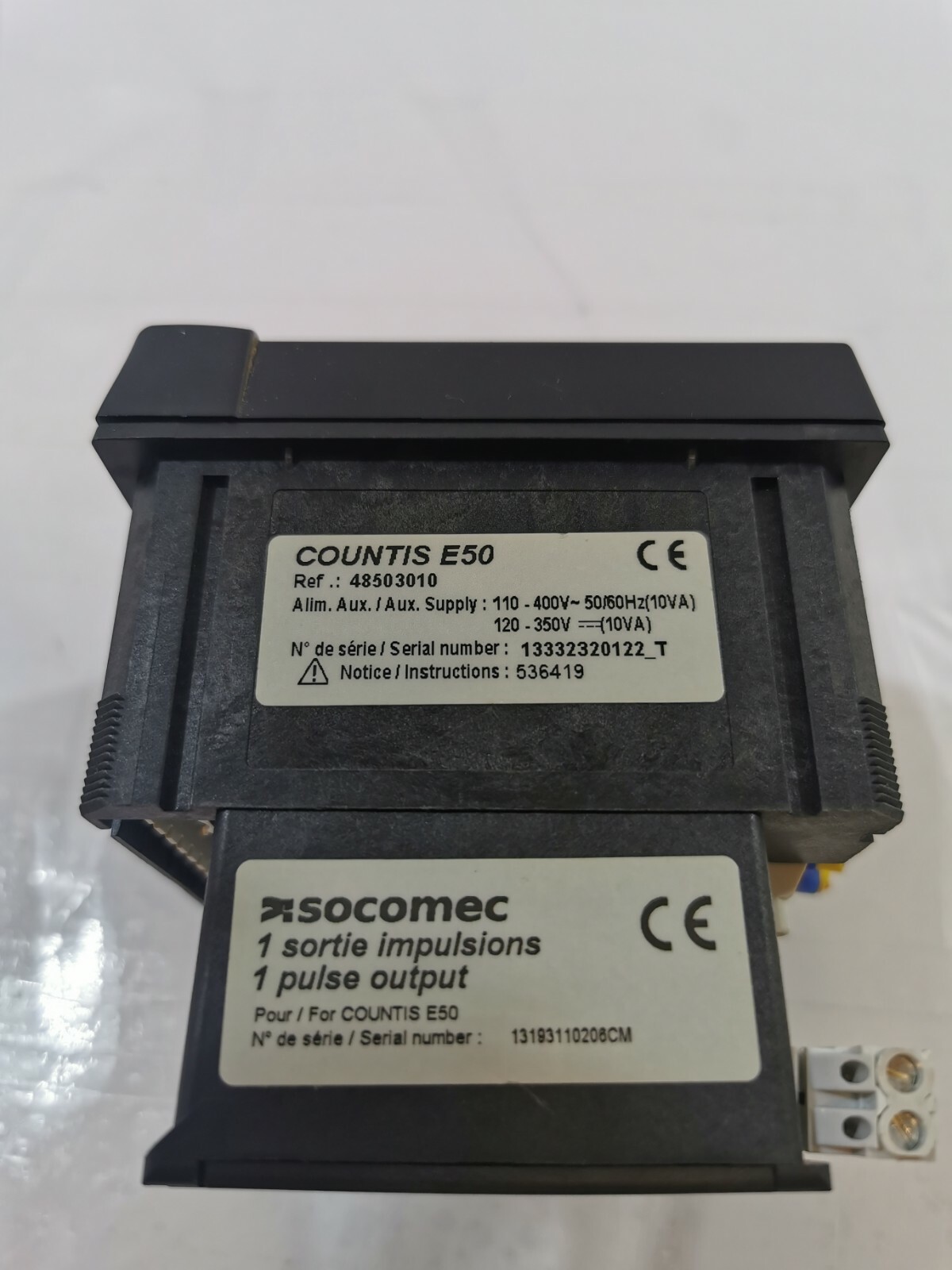 Socomec METER-110 SOCOMEC COUNTIS E50 DIGITAL POWER METER 110-400V 50/60Hz 10VA 3