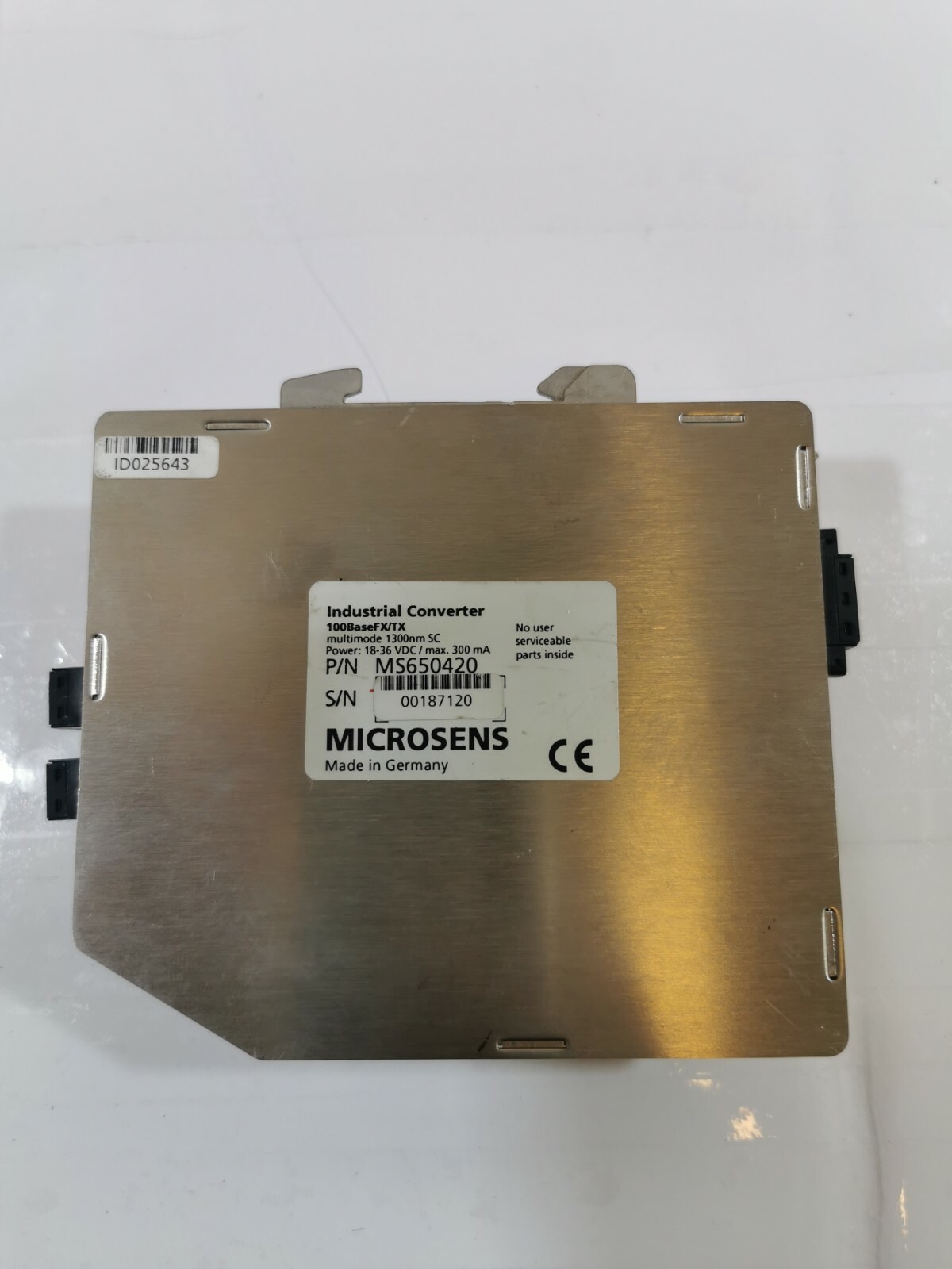 MICROSENS MS650420 MICROSENS MS650420 Industrial Converter 100baseFX/TX 3